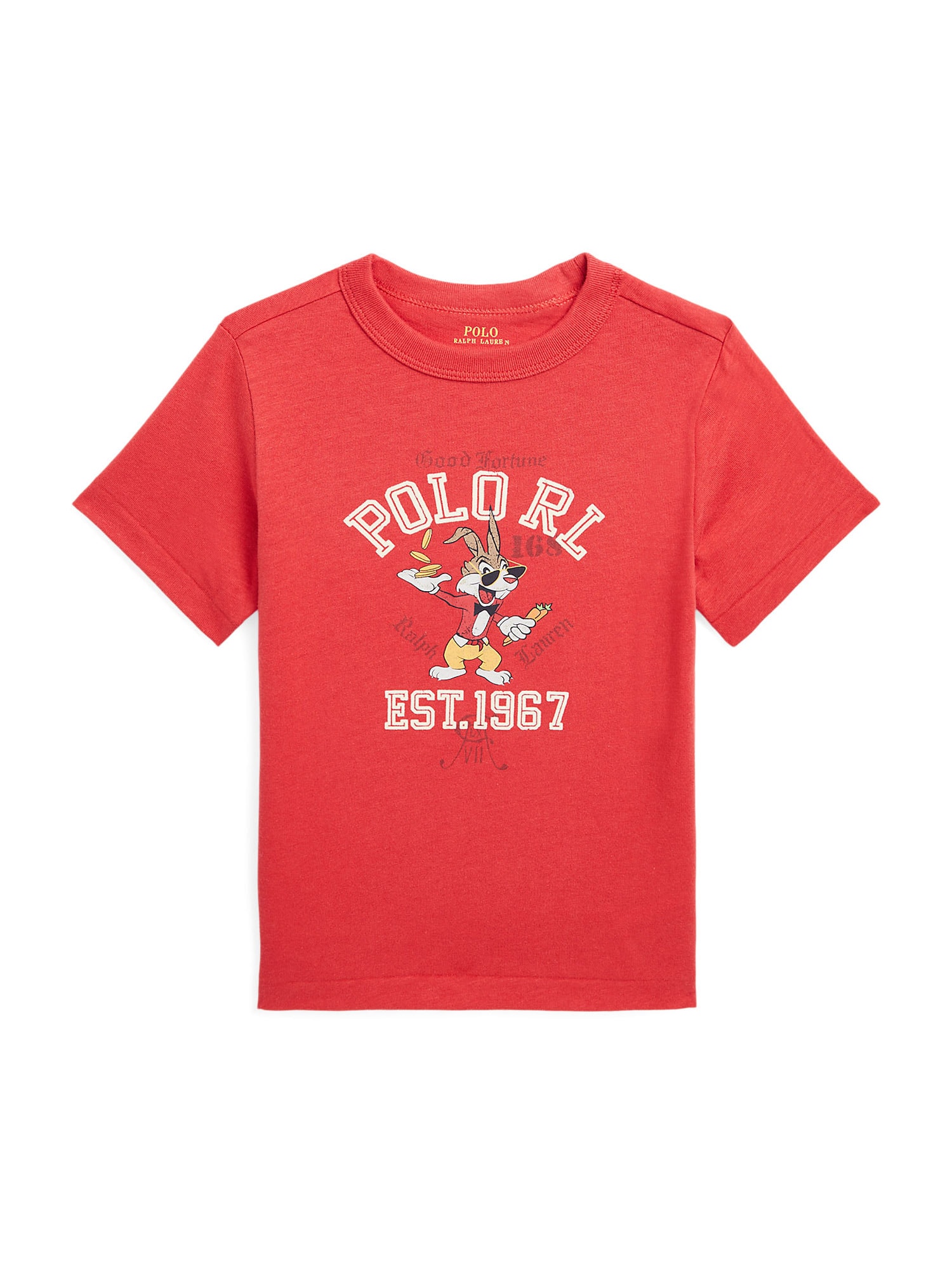 Polo Ralph Lauren Majica  kit / svetlo rumena / rdeča / bela