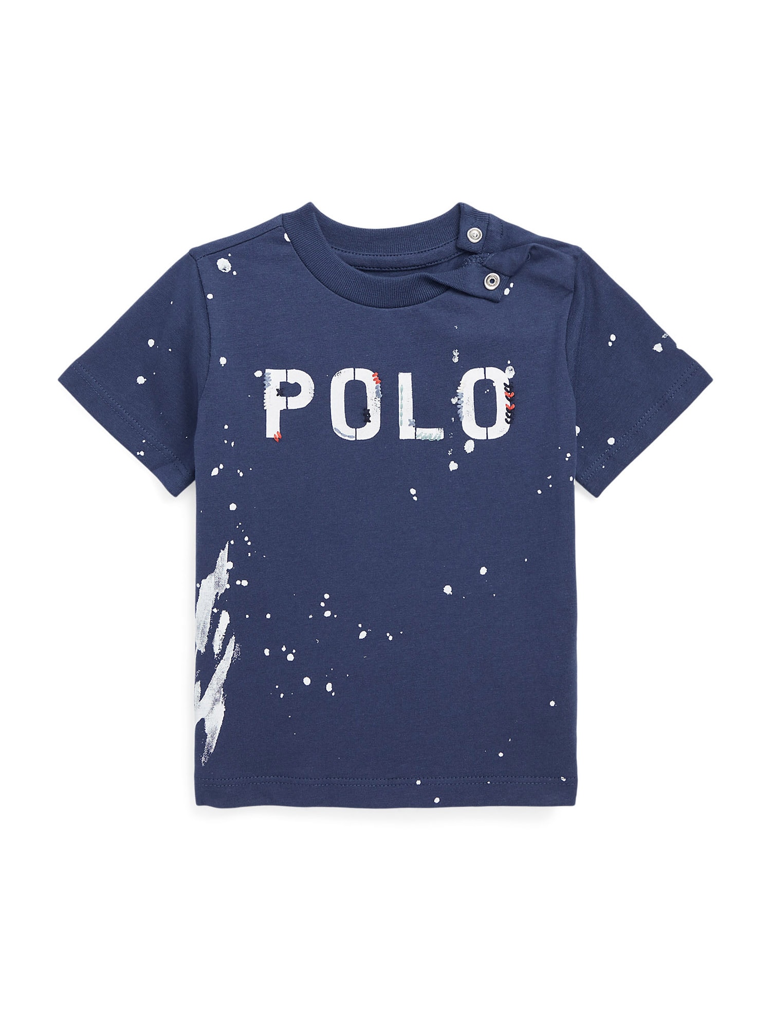 Polo Ralph Lauren Majica  mornarska / oranžna / bela