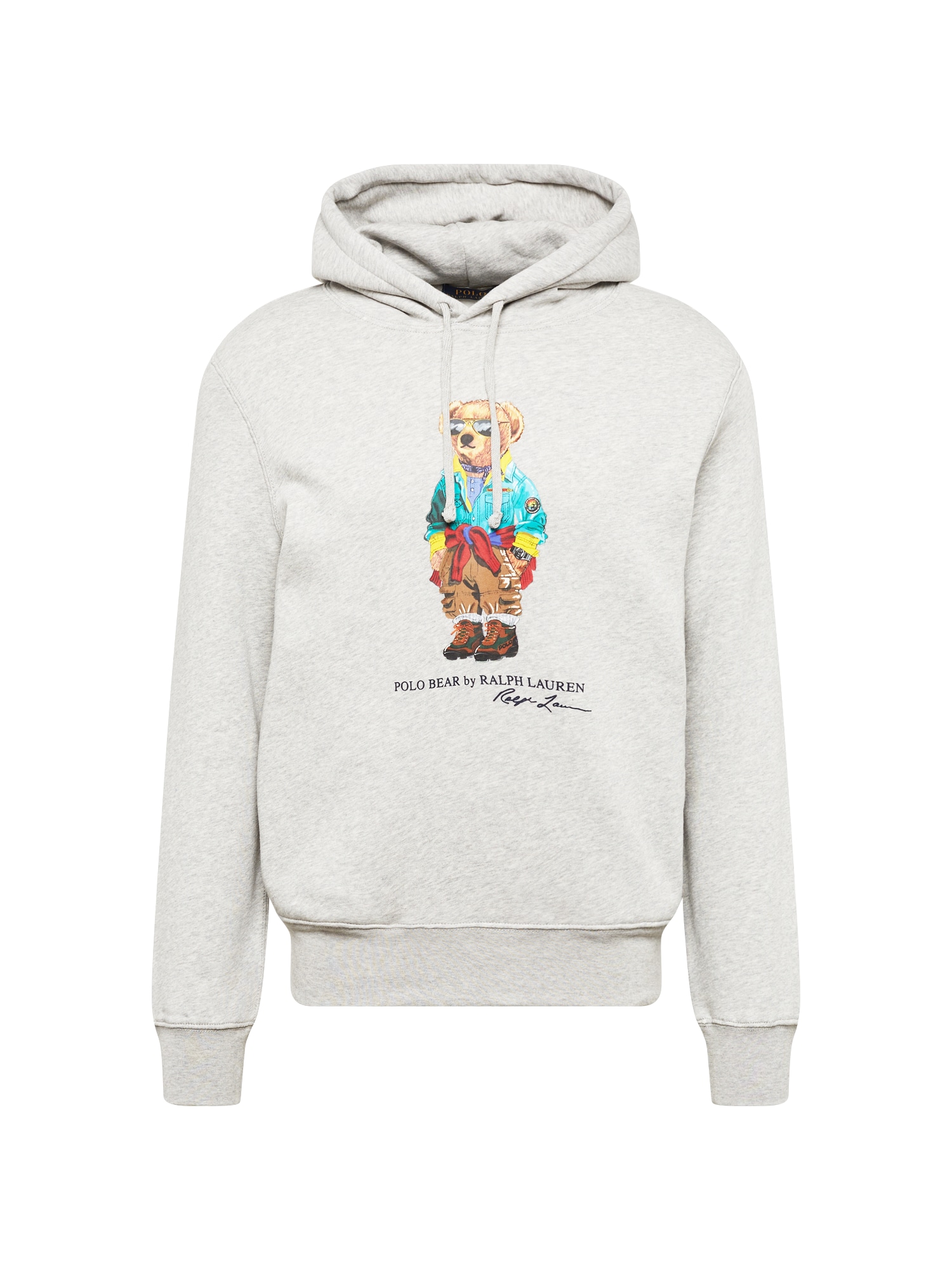 Polo Ralph Lauren Majica  turkizna / rjava / pegasto siva / rdeča