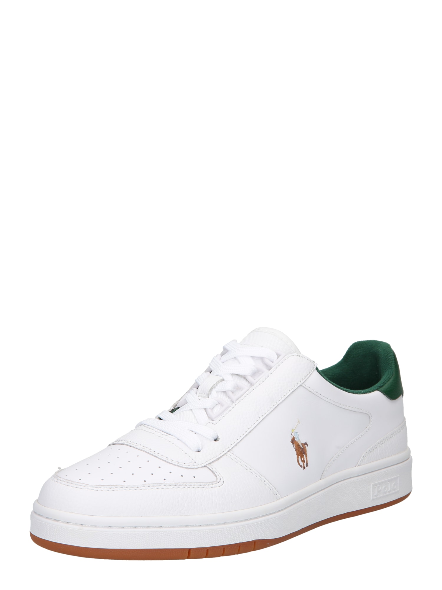Polo Ralph Lauren Nizke superge  rjava / zelena / bela