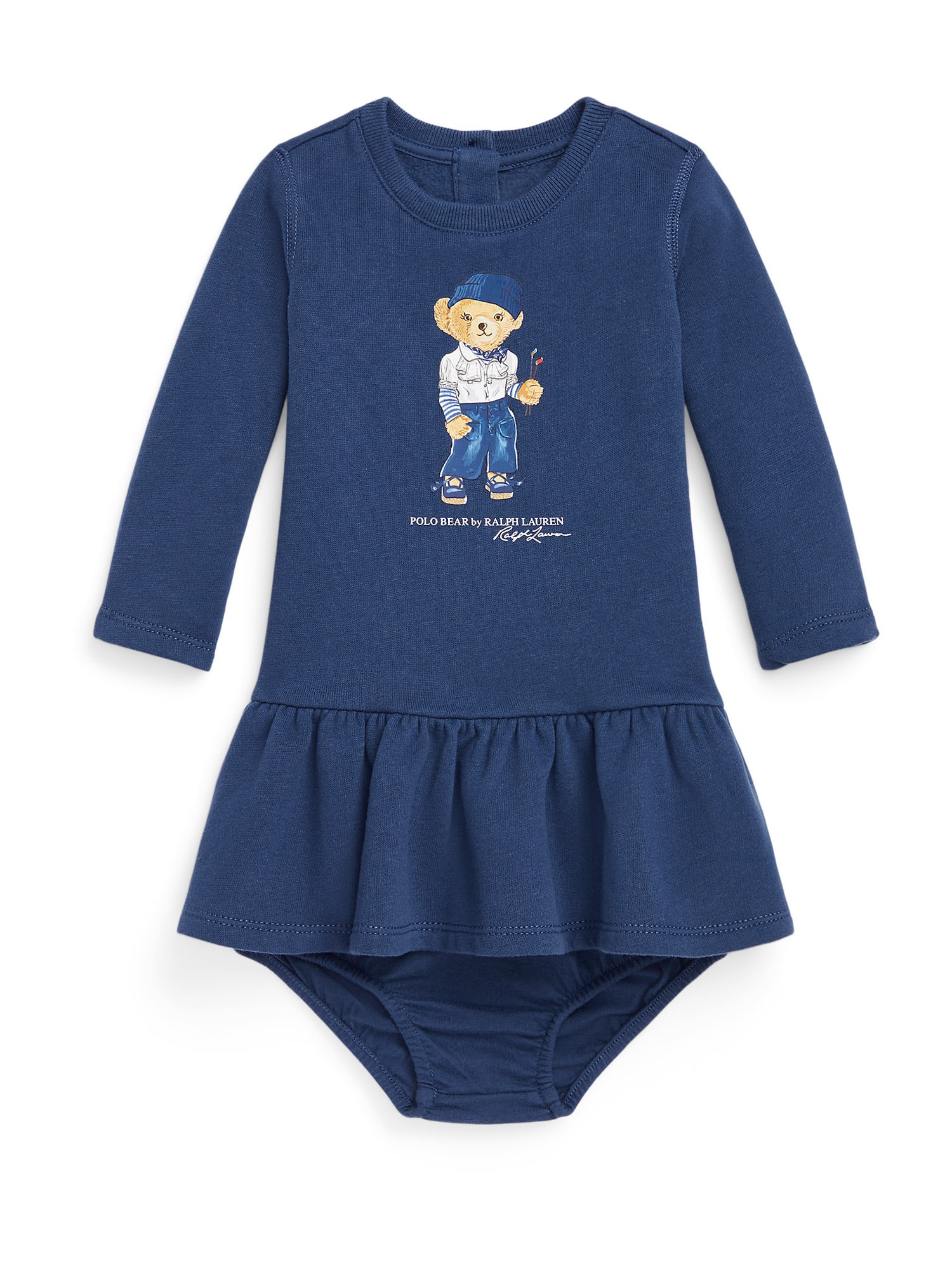 Polo Ralph Lauren Obleka  mornarska / svetlo rjava / bela