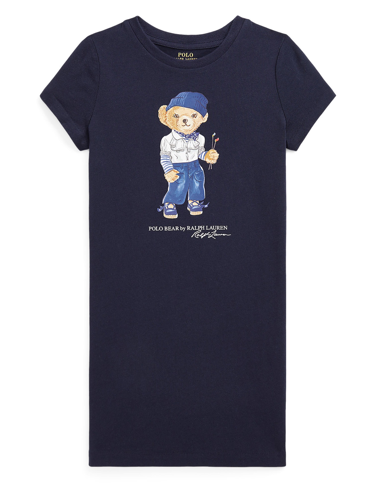 Polo Ralph Lauren Obleka  nebeško modra / temno modra / svetlo rjava / bela