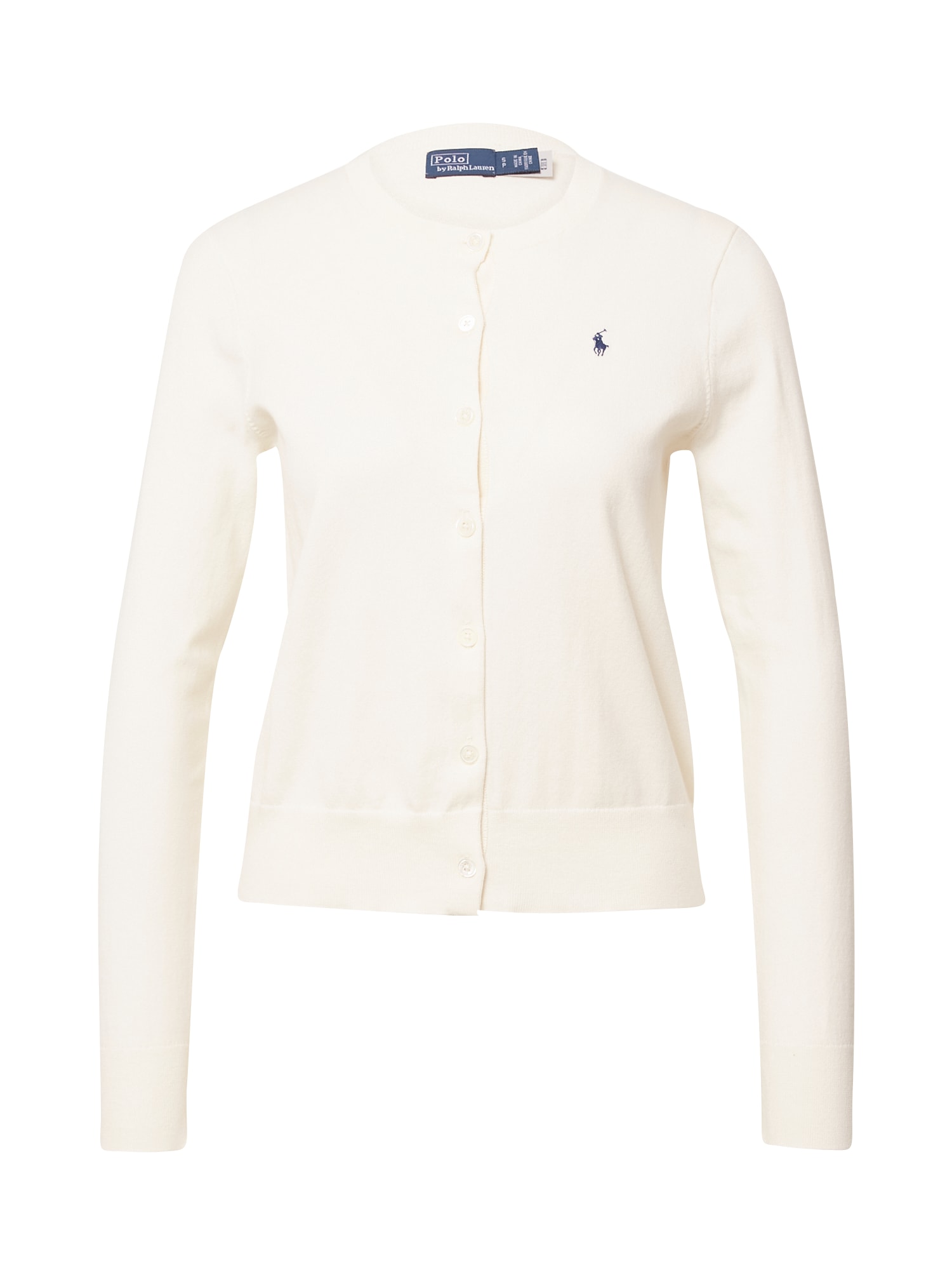 Polo Ralph Lauren Pletena jopa  kremna / mornarska