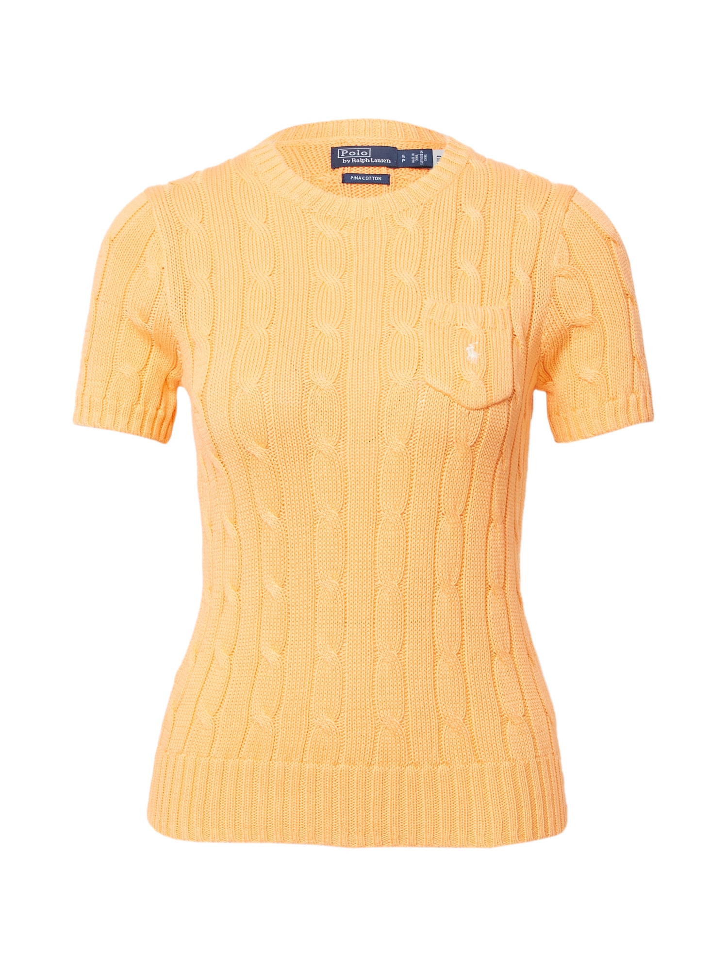 Polo Ralph Lauren Pulover  mandarina / bela