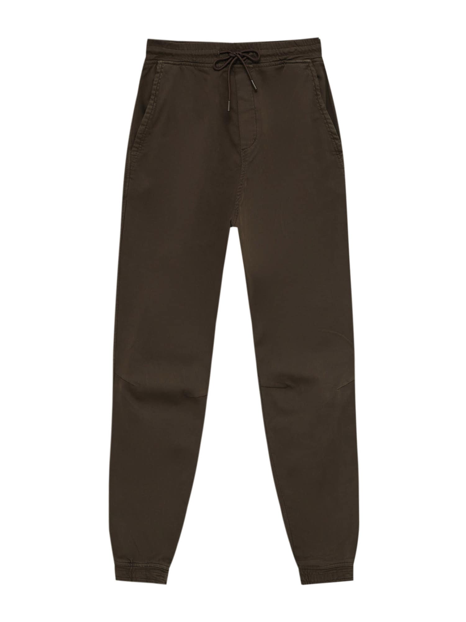 Pull&Bear Hlače  temno rjava