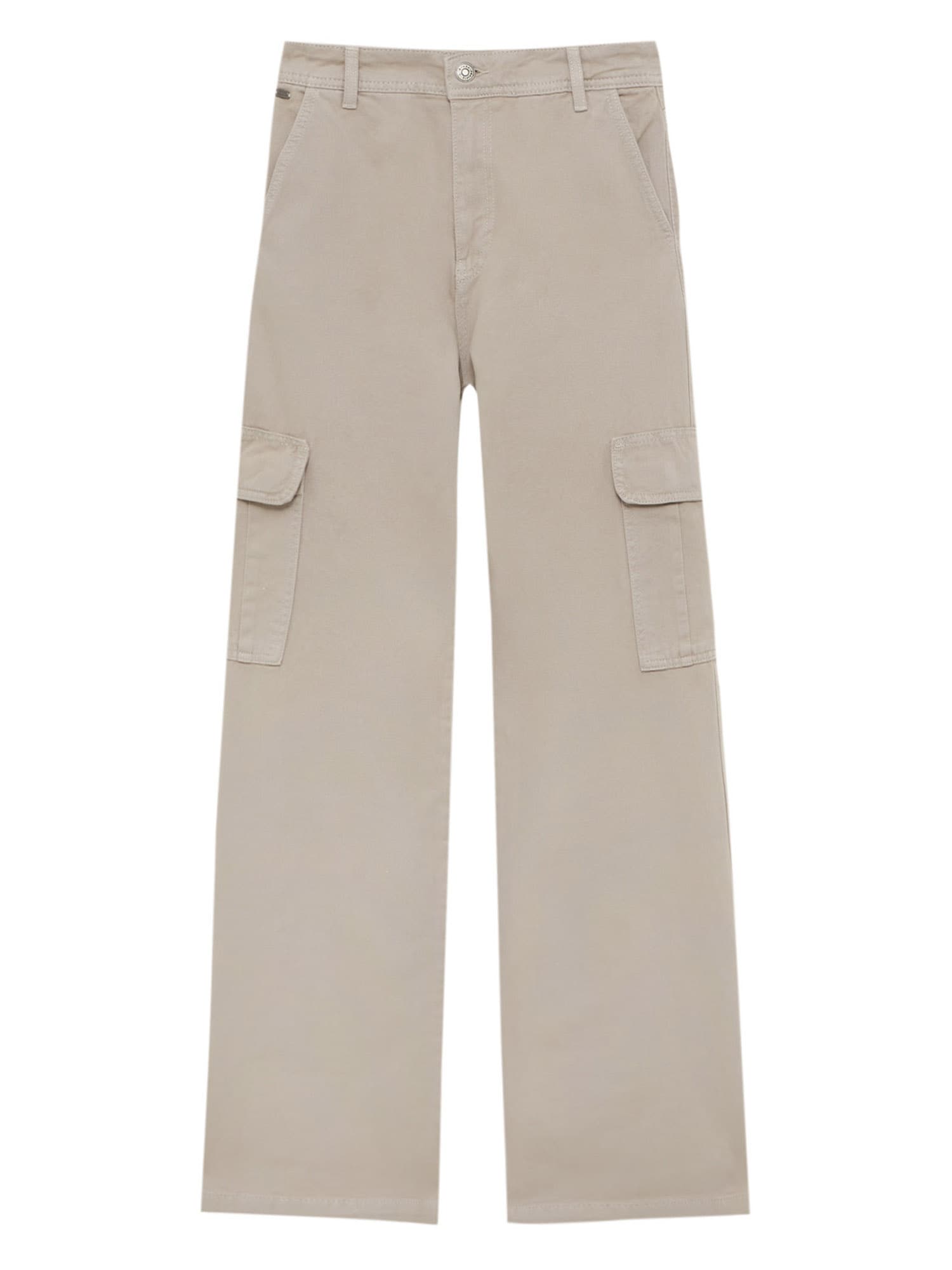 Pull&Bear Kargo hlače  kamen