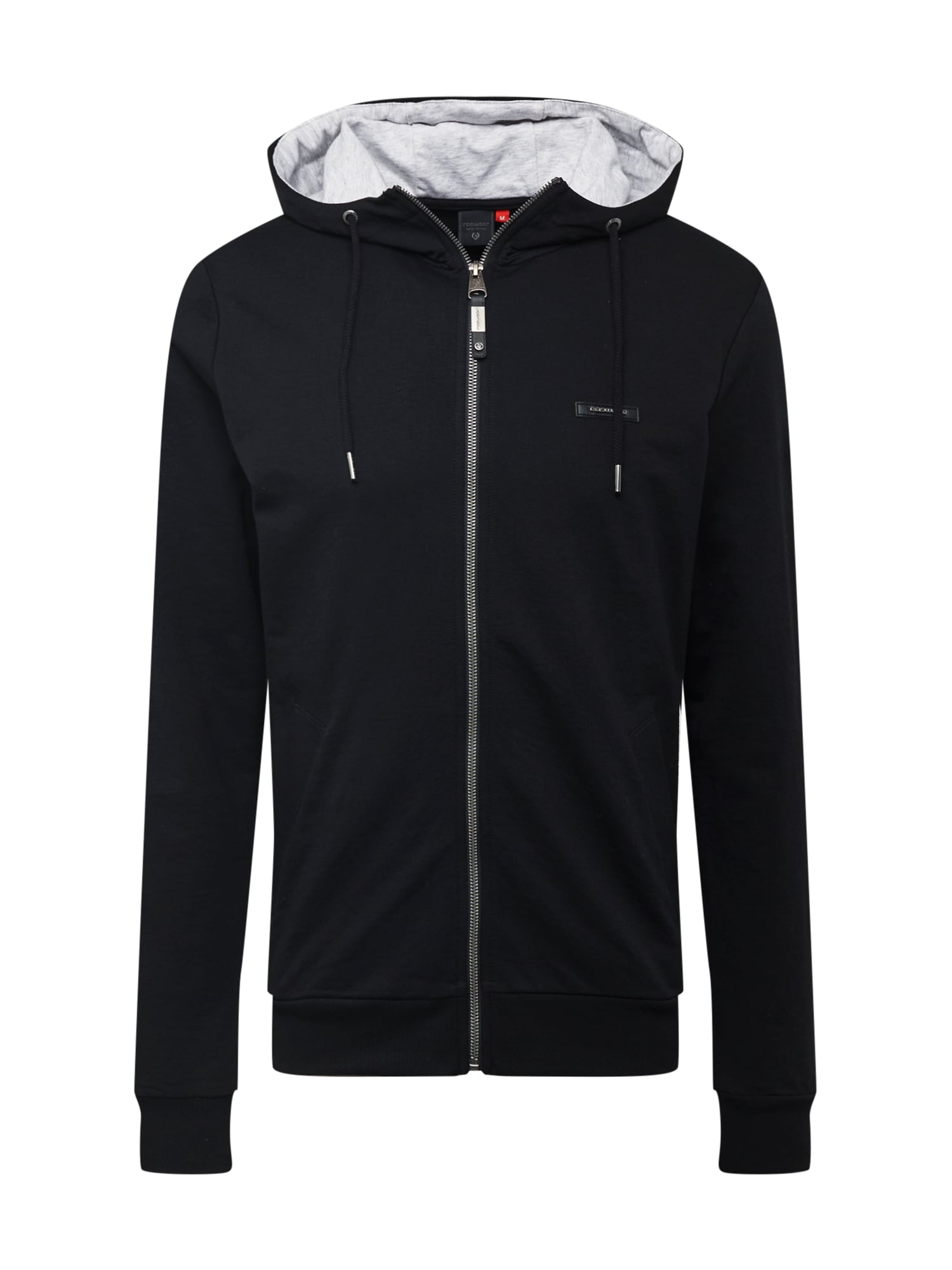 Ragwear Jopa na zadrgo 'NATE'  pegasto siva / črna