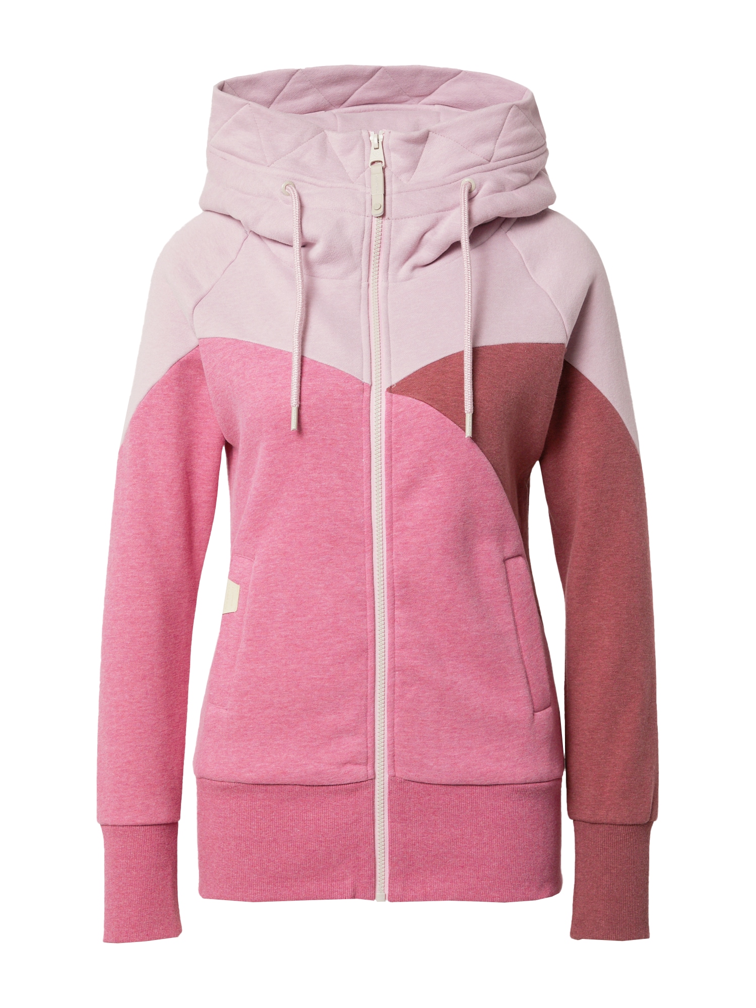Ragwear Jopa na zadrgo  roza / pegasto roza / merlot