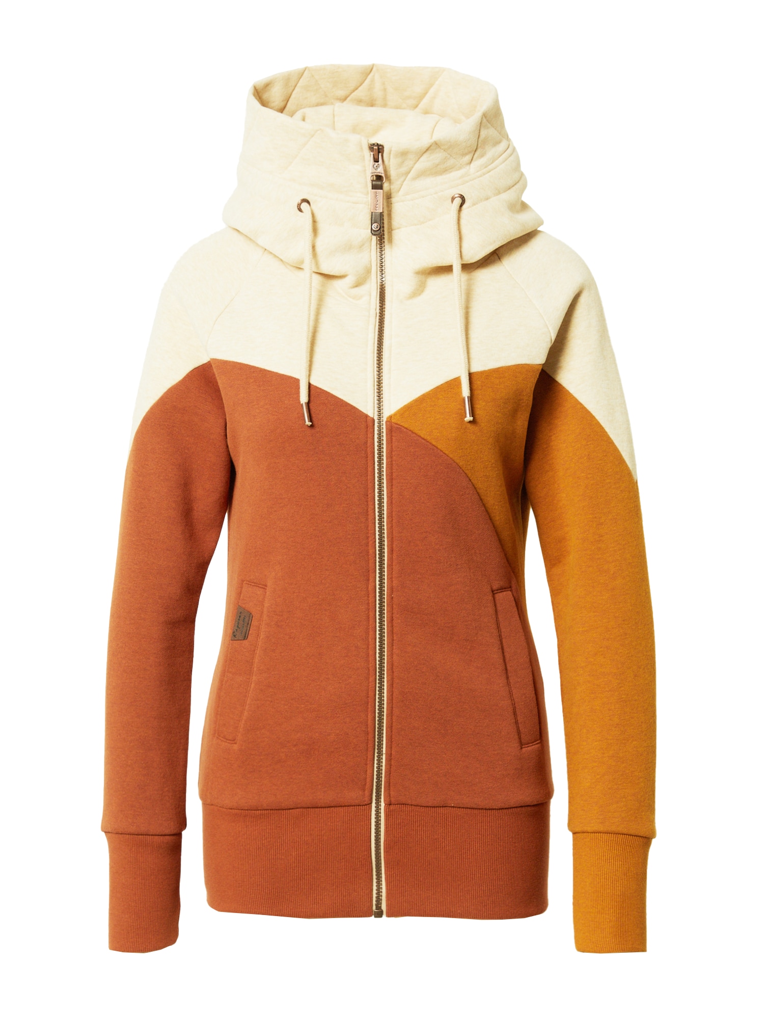 Ragwear Jopa na zadrgo  svetlo bež / oker / žafran