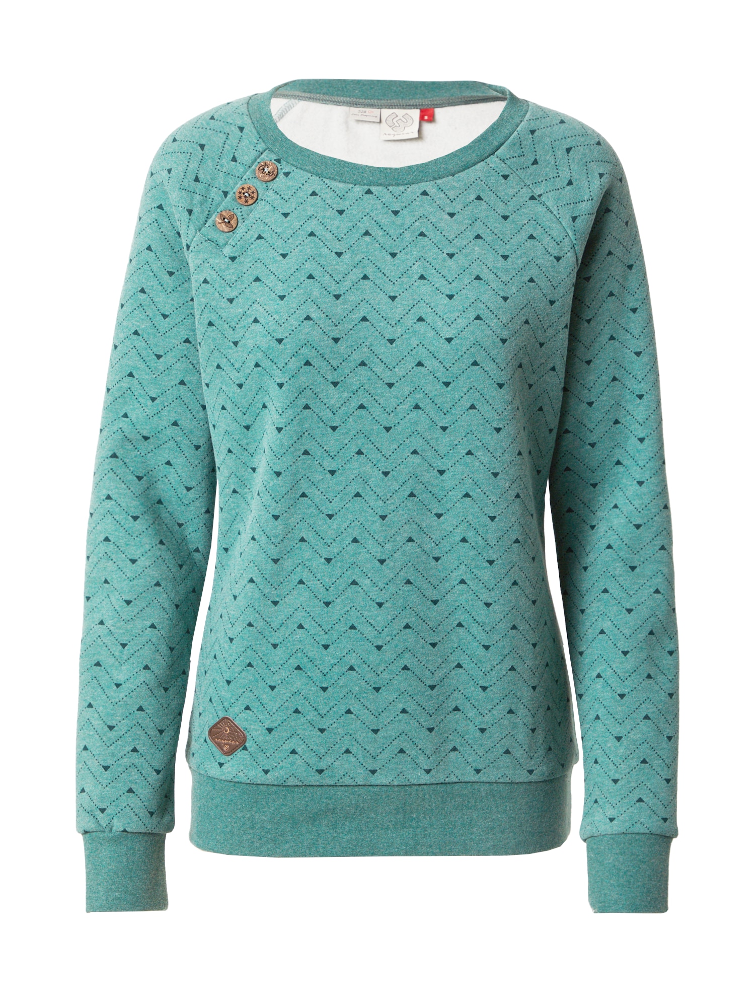 Ragwear Majica 'DARRIA'  jelka / večbarvno zelena