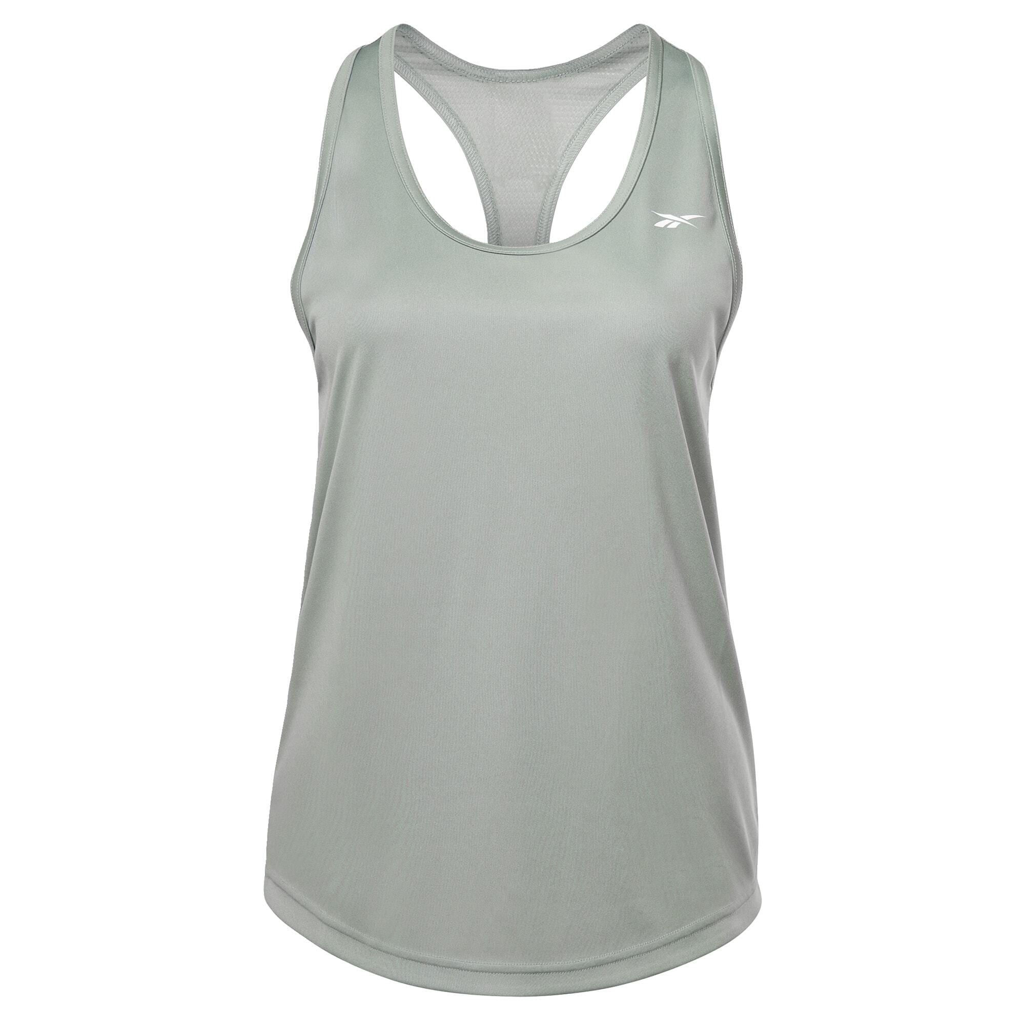 Reebok Sport Športni top  zelena / bela