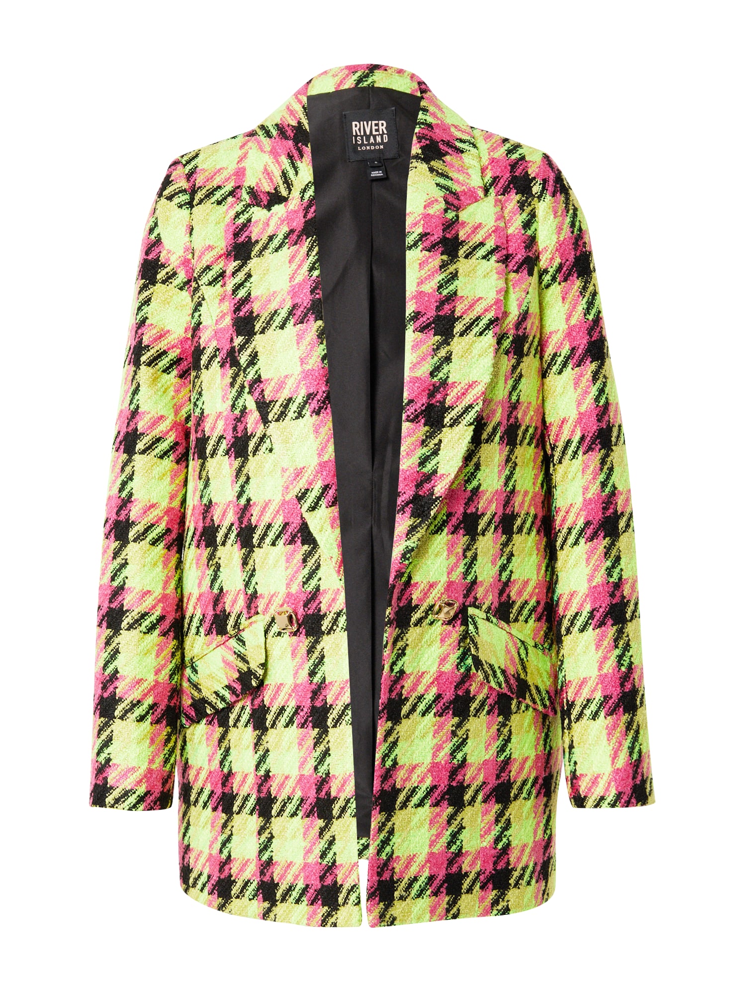 River Island Blazer  kivi / roza / črna