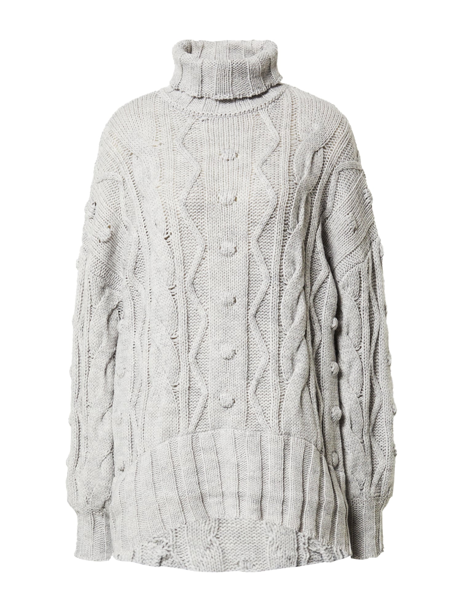 River Island Pletena obleka 'GIGI'  siva