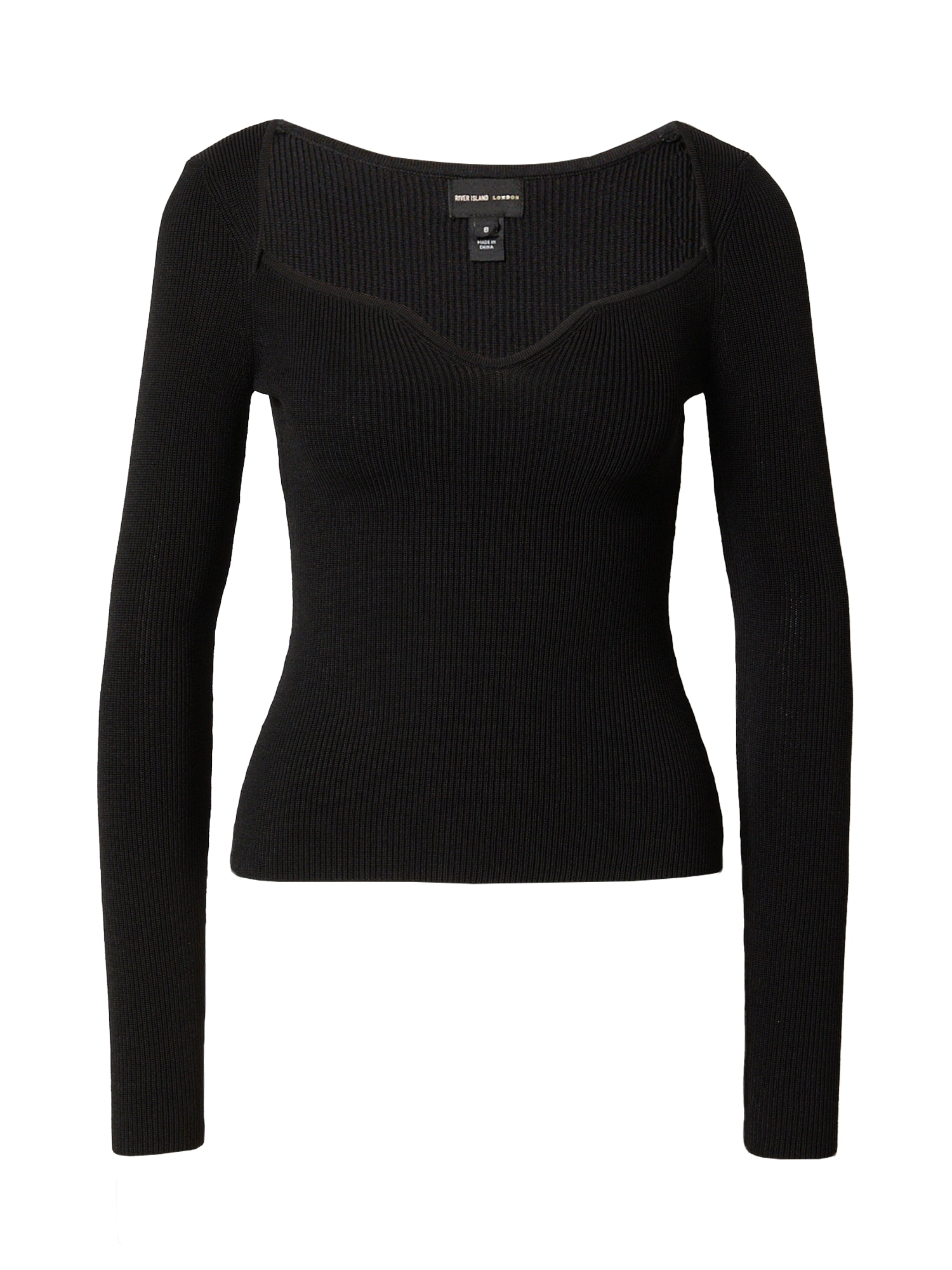 River Island Pulover  črna