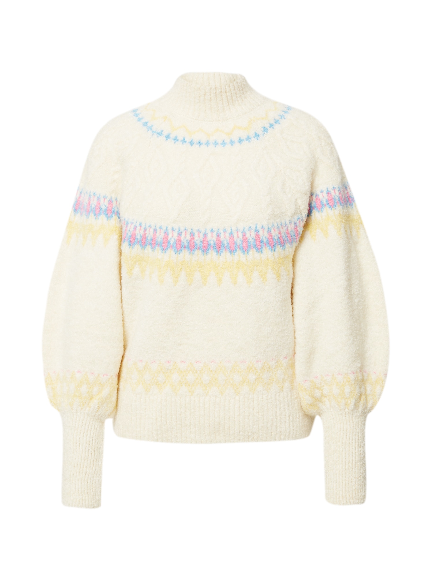 River Island Pulover  kremna / svetlo modra / zlato-rumena / lila