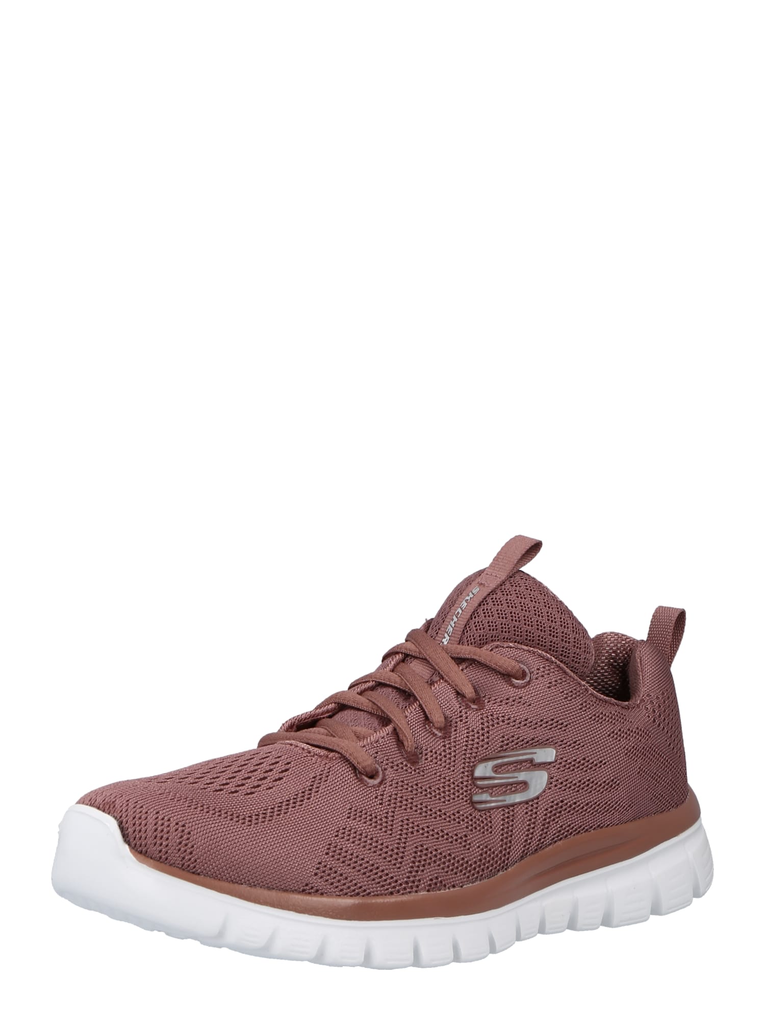 SKECHERS Nizke superge 'Graceful Get Connected'  siva / staro roza