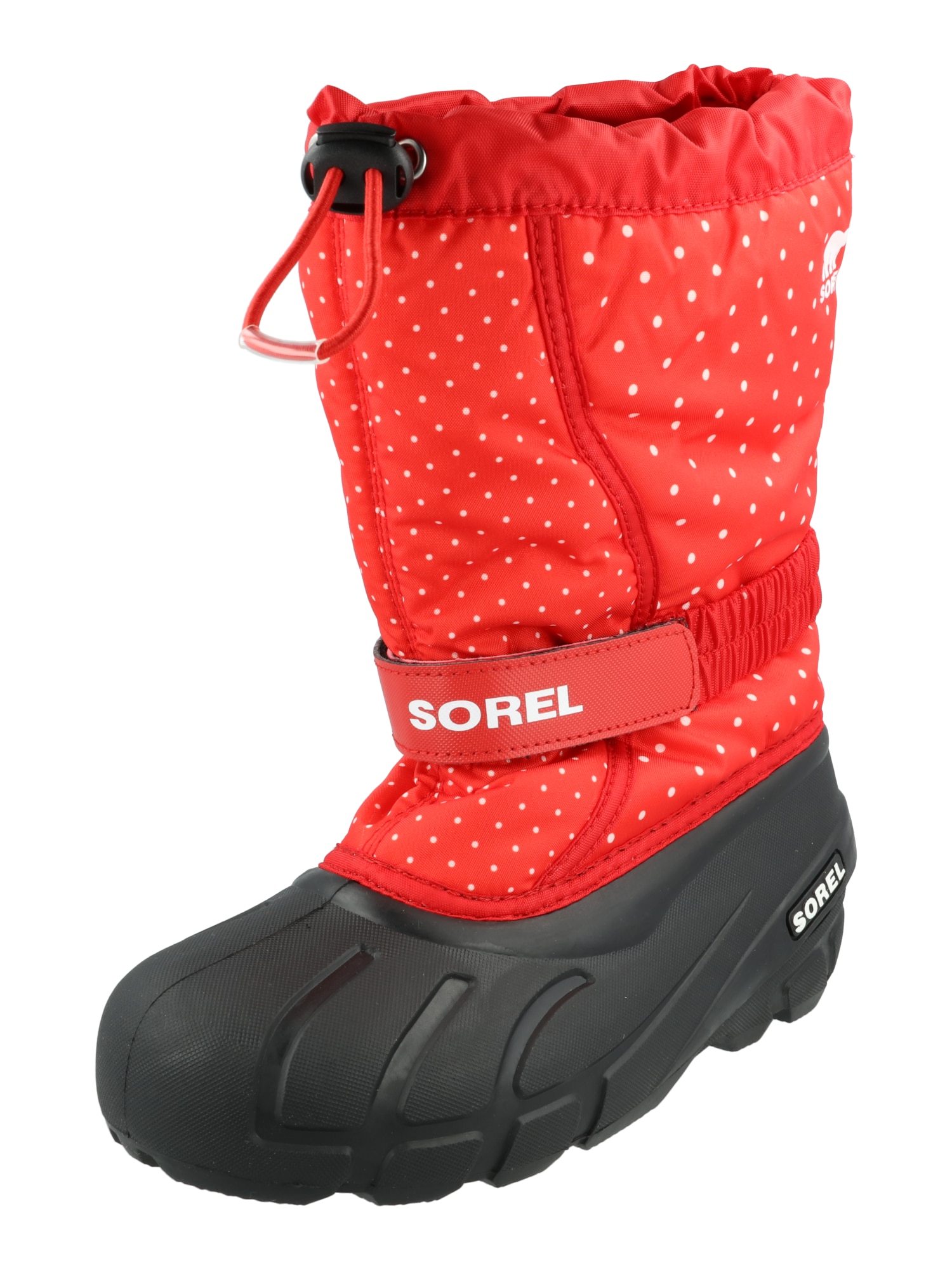 SOREL Škornji za v sneg  češnjevo rdeča / črna / bela