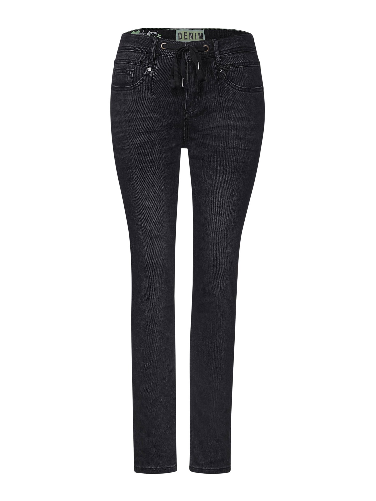 STREET ONE Kavbojke 'Bonny'  črn denim