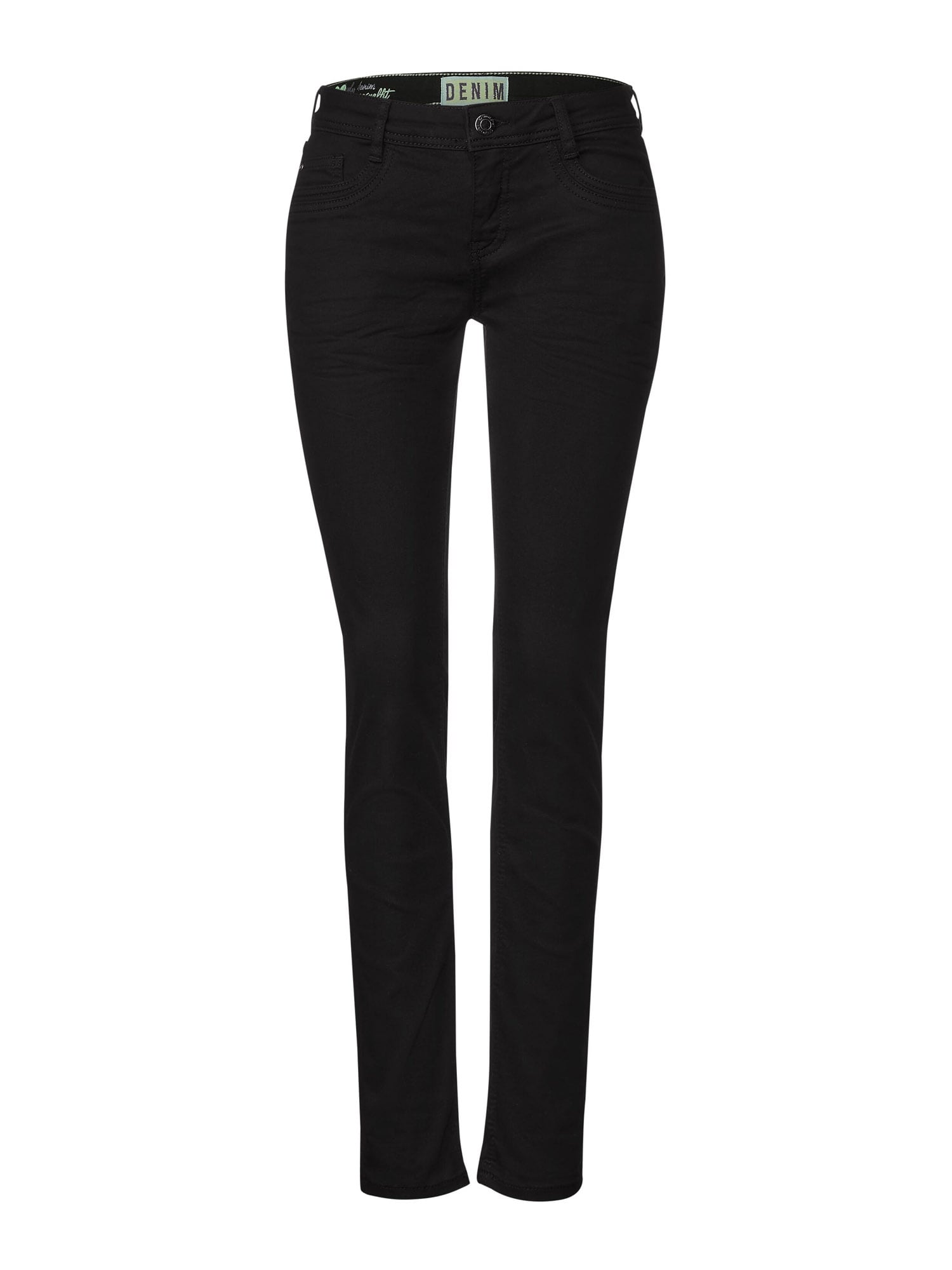STREET ONE Kavbojke 'Jane'  črn denim