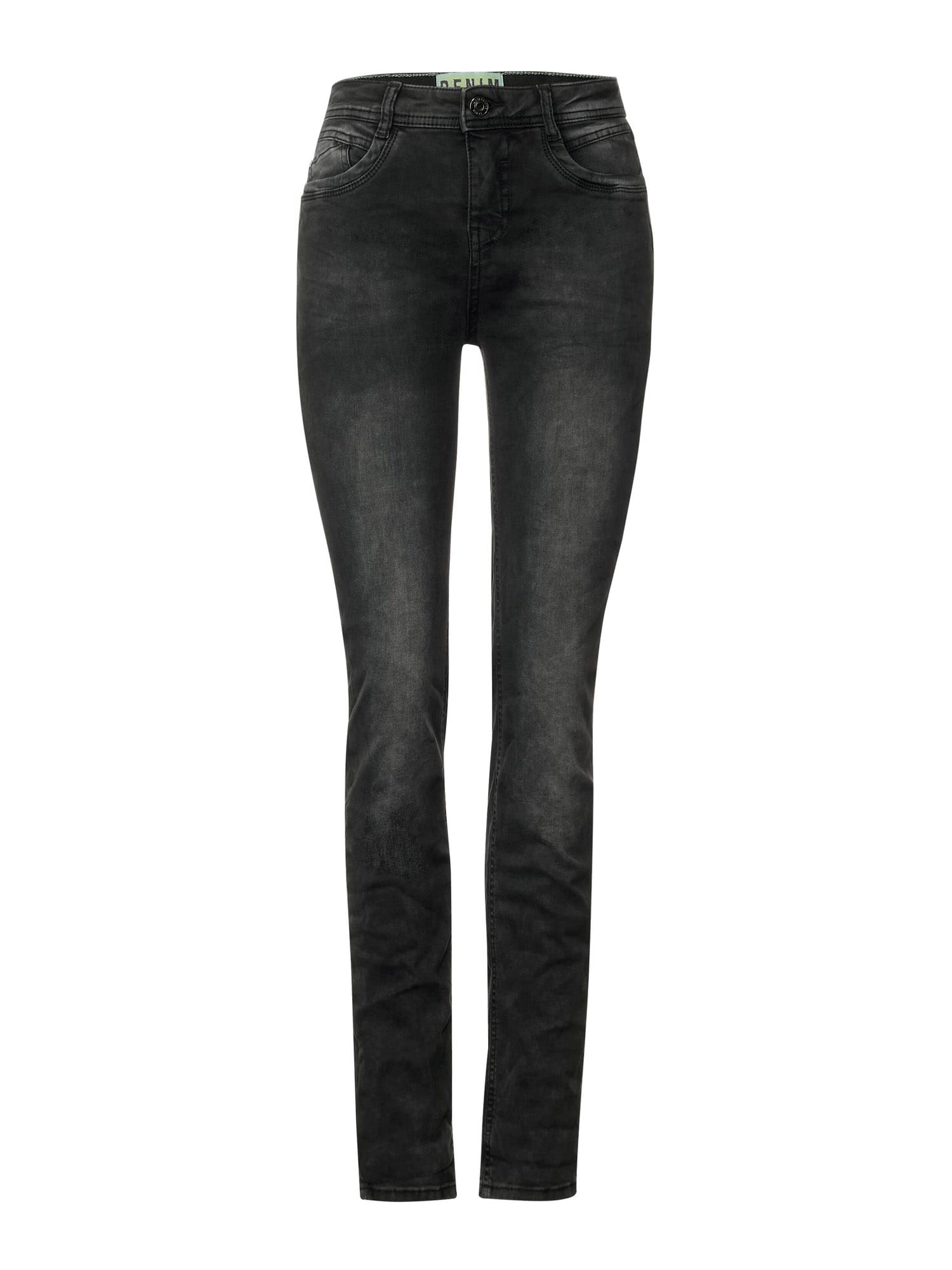 STREET ONE Kavbojke 'Jane'  črn denim