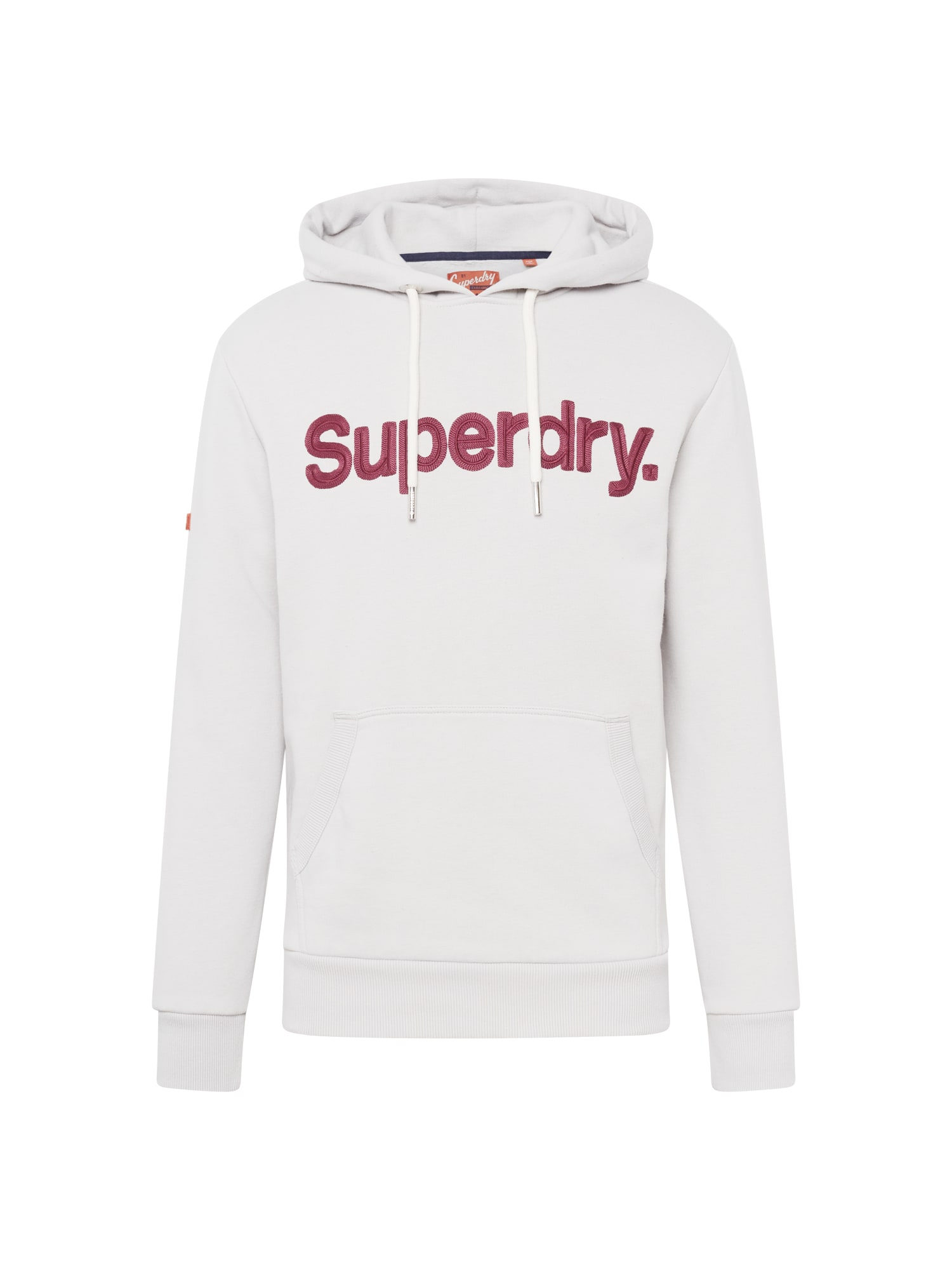 Superdry Majica  ciklama / bela