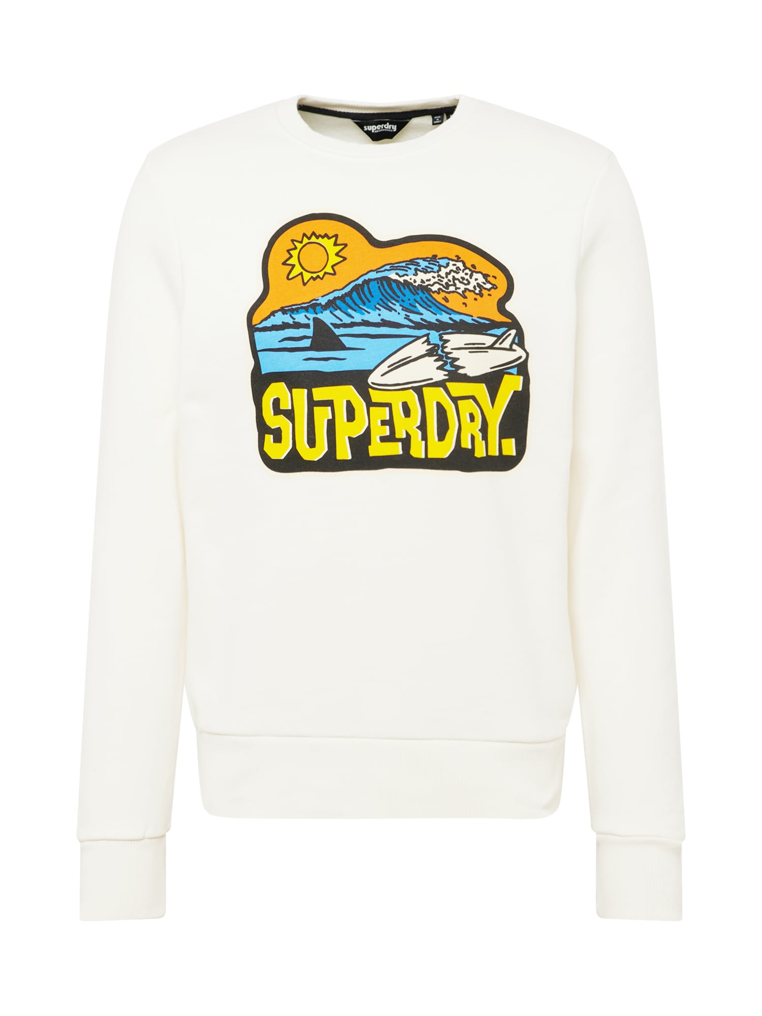 Superdry Majica  voda / rumena / oranžna / jajčna lupina