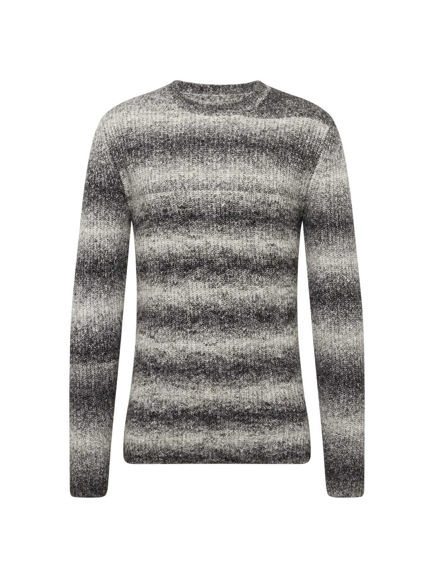 TOM TAILOR DENIM Pulover  temno siva / pegasto siva