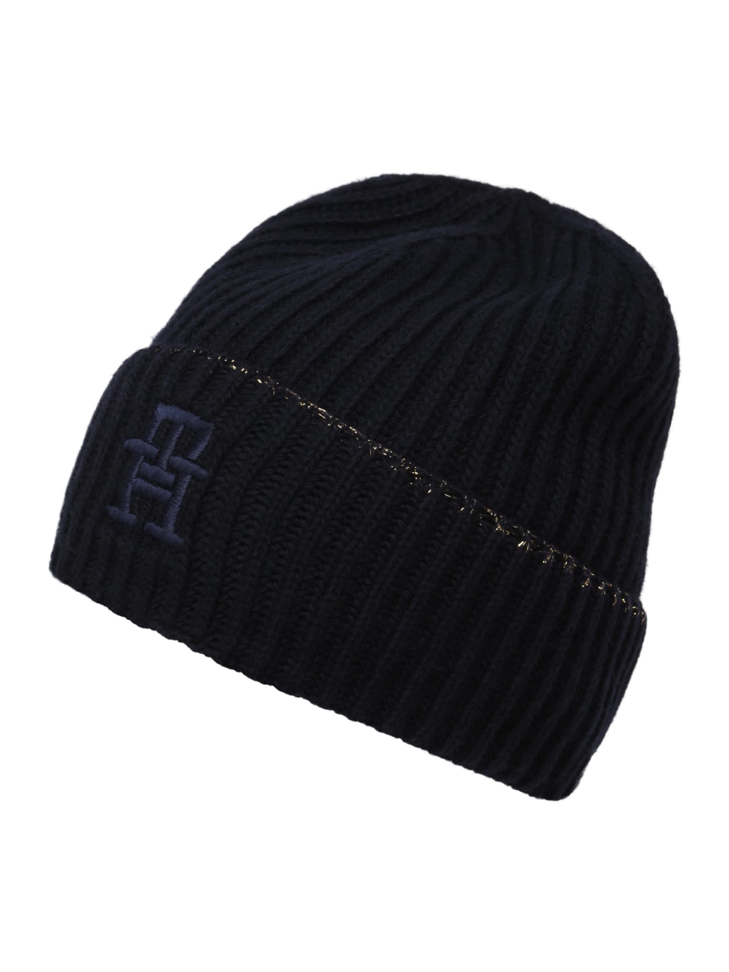 TOMMY HILFIGER Kape 'Festive Luxe'  nočno modra / zlata