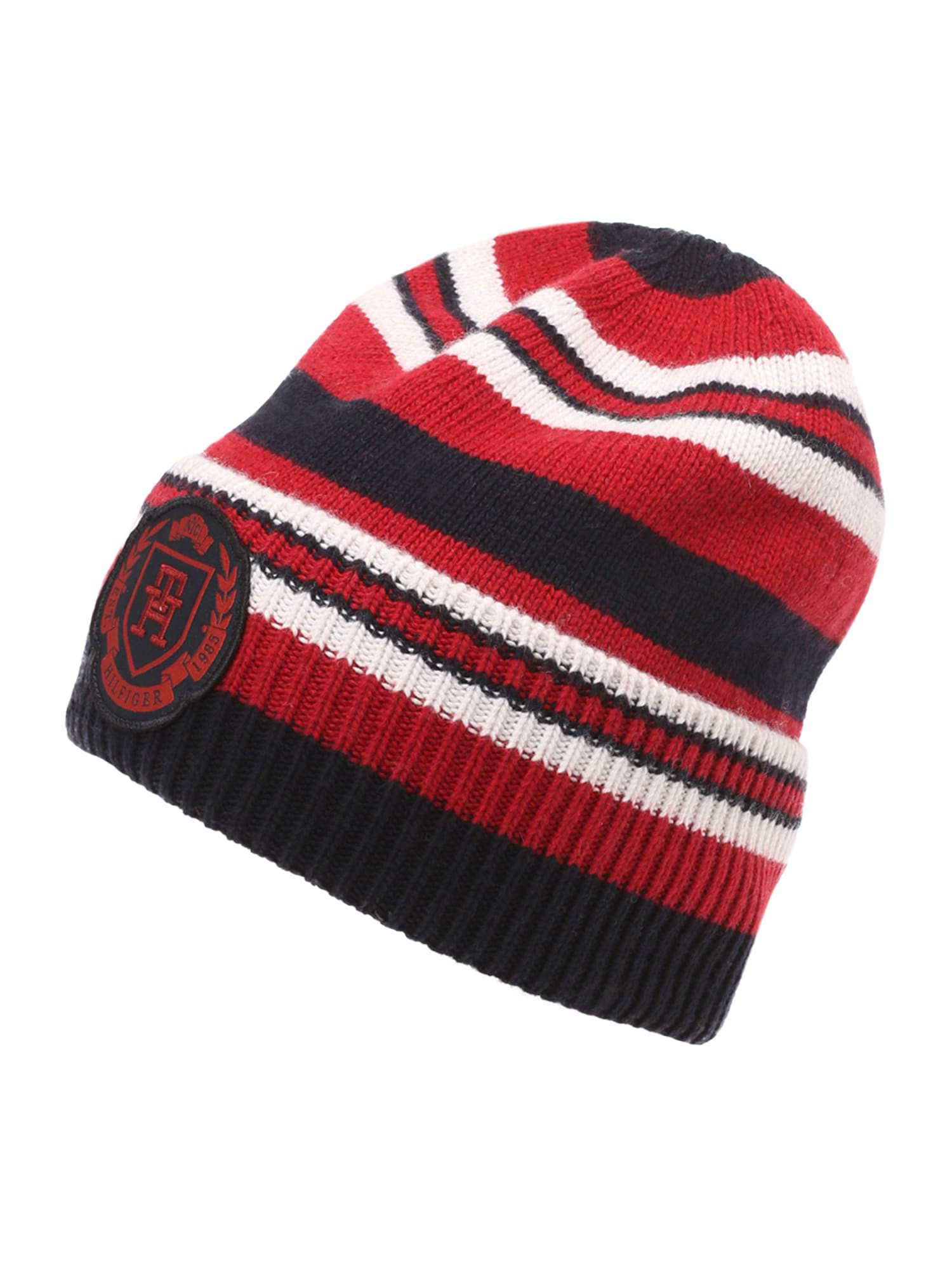 TOMMY HILFIGER Kape  rdeča / črna / bela