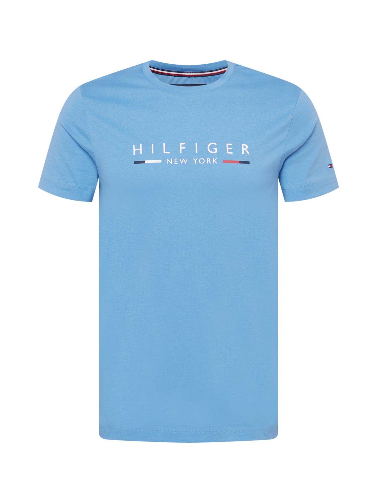 TOMMY HILFIGER Majica 'NEW YORK'  mornarska / svetlo modra / rdeča / bela