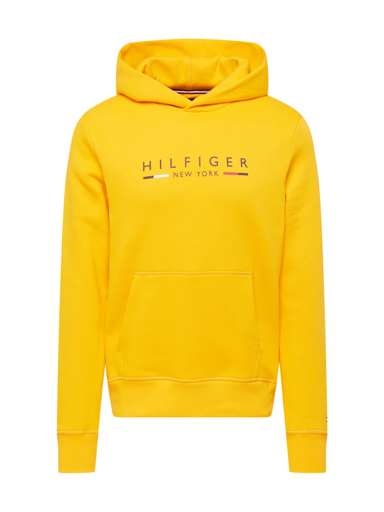 TOMMY HILFIGER Majica 'New York'  nočno modra / zlato-rumena / rdeča / bela