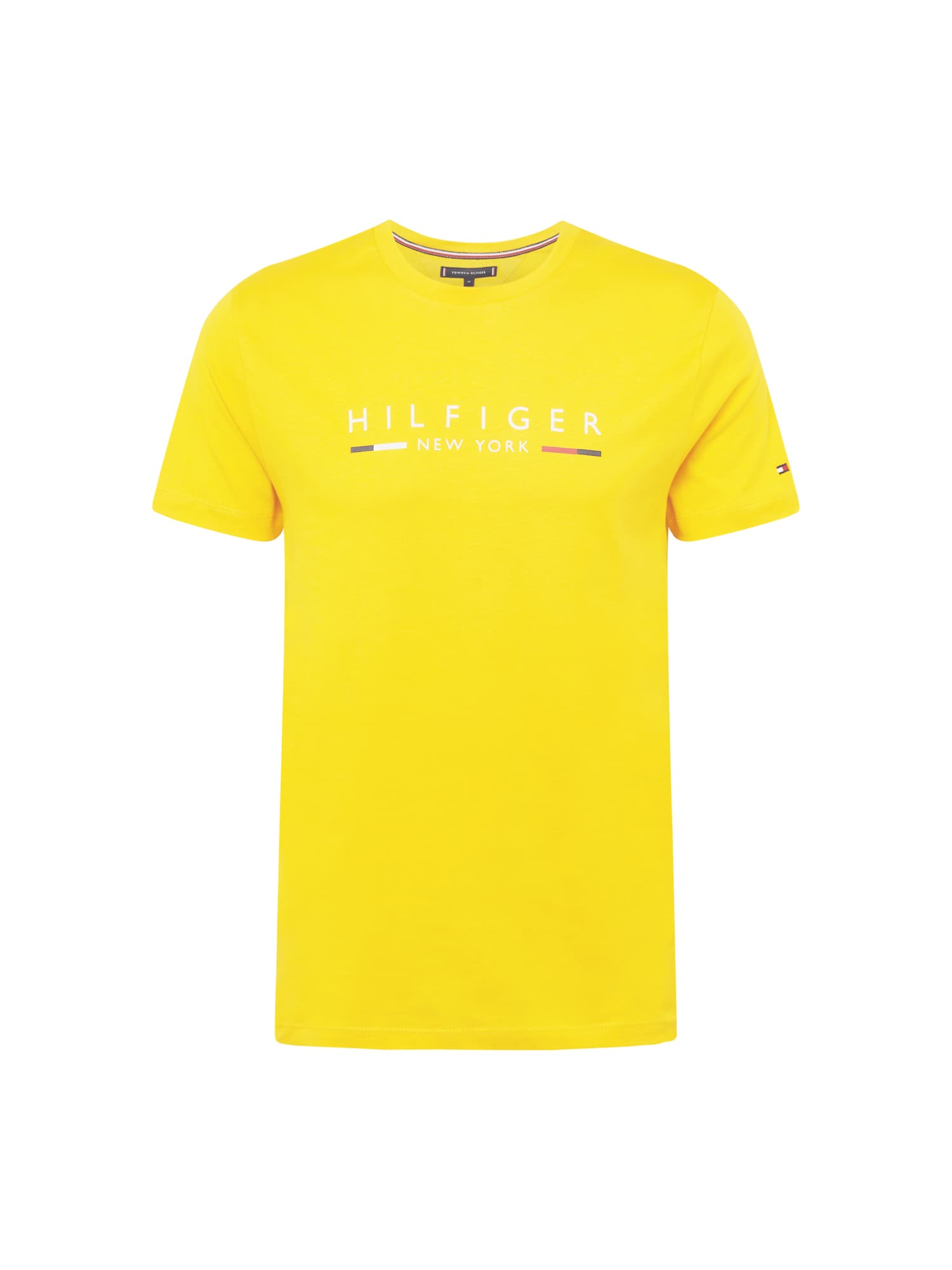 TOMMY HILFIGER Majica  marine / rumena / rdeča / bela