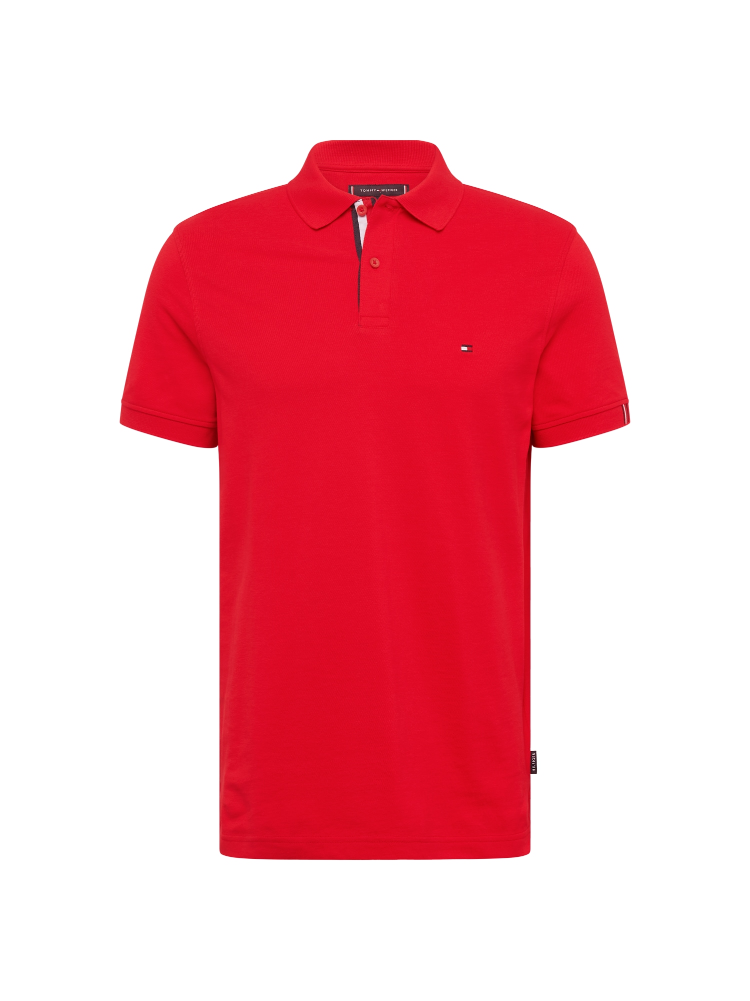 TOMMY HILFIGER Majica  mornarska / rdeča / bela
