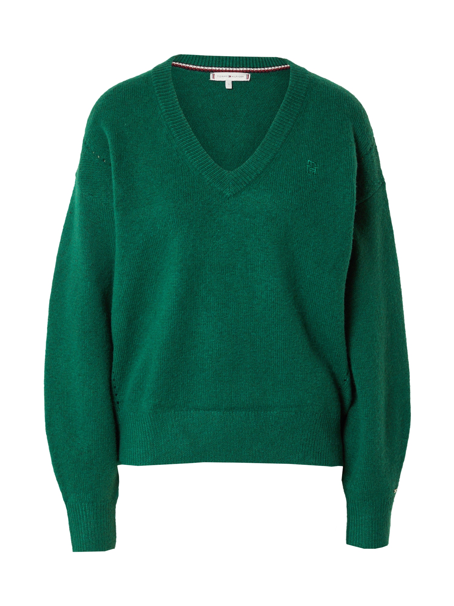 TOMMY HILFIGER Pulover  smaragd