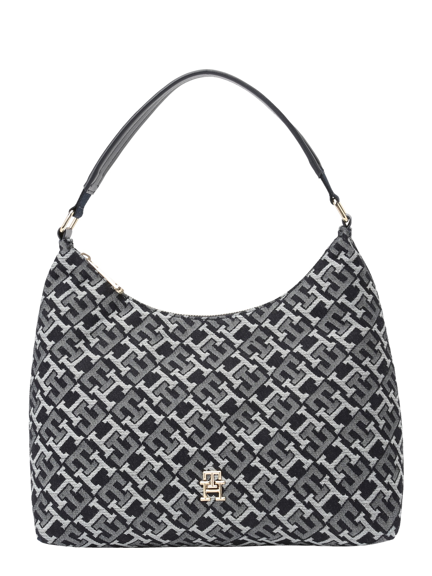 TOMMY HILFIGER Torba za čez ramo  moder denim / temno modra / bela