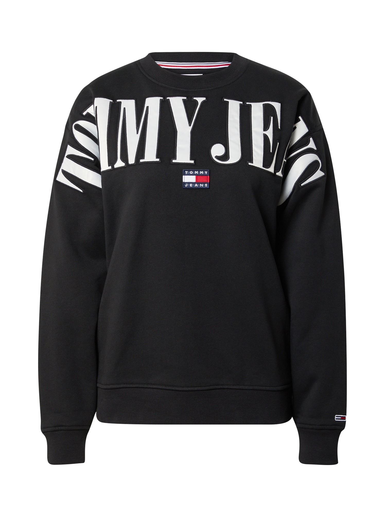 Tommy Jeans Majica  mornarska / rdeča / črna / bela