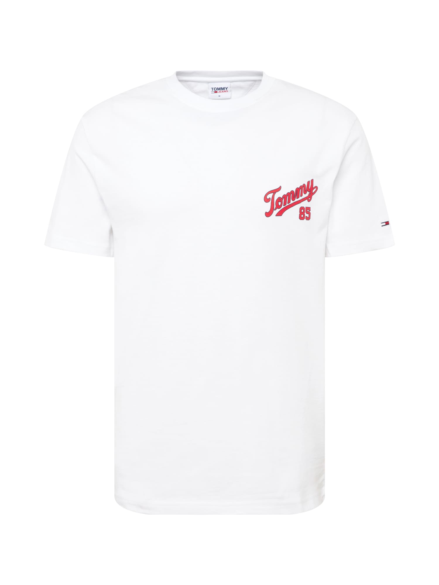Tommy Jeans Majica  nočno modra / rdeča / bela