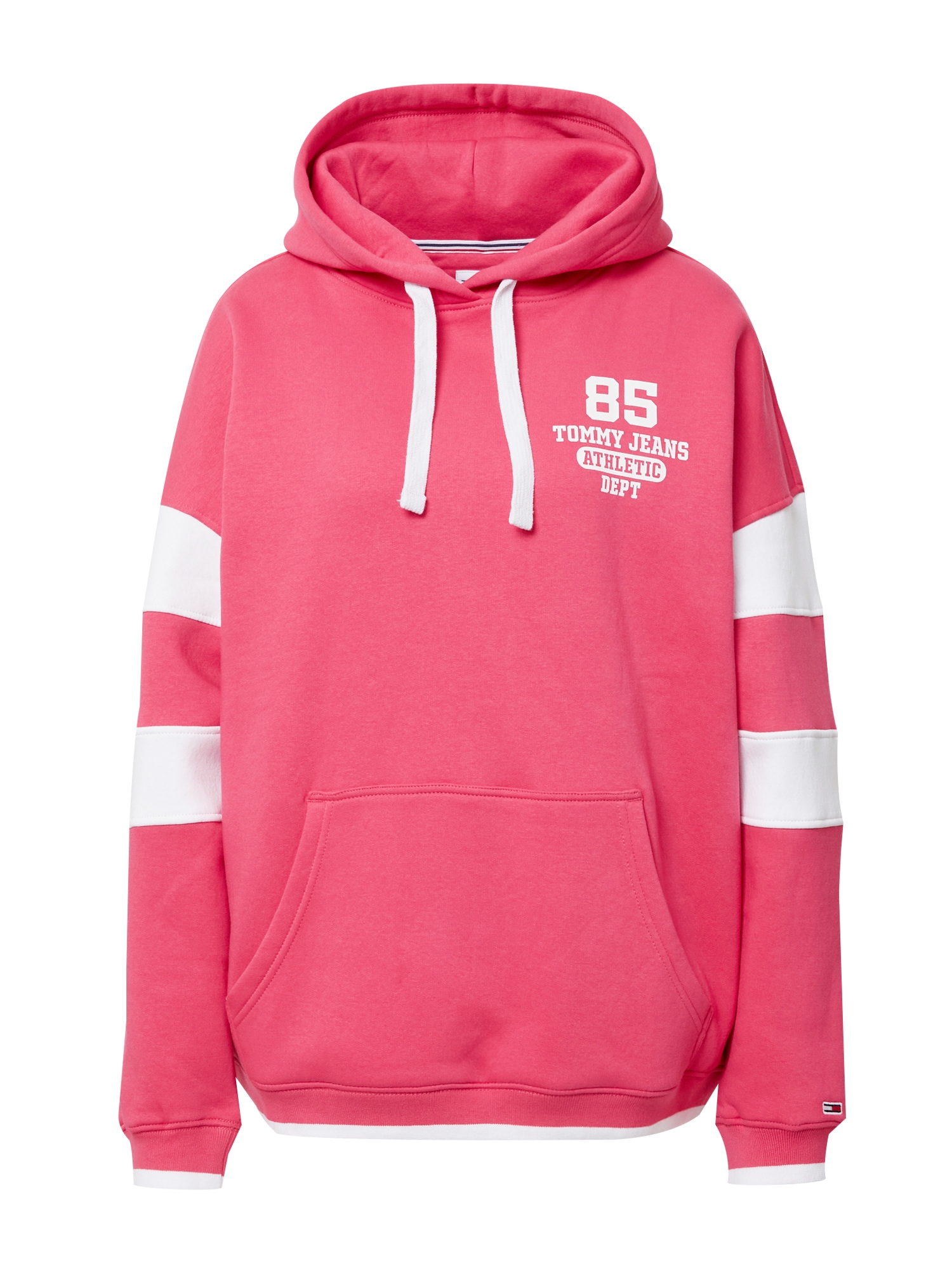 Tommy Jeans Majica  rosé / bela