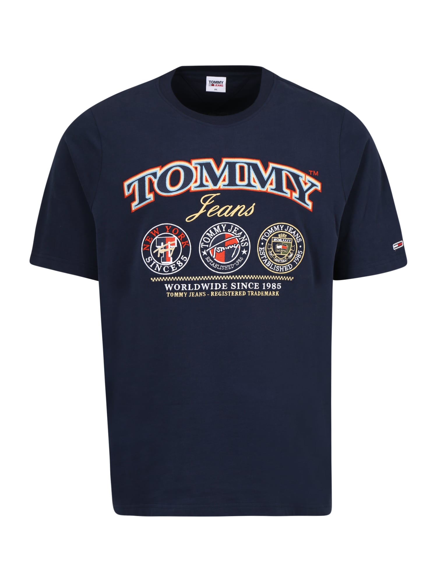 Tommy Jeans Plus Majica  marine / mešane barve