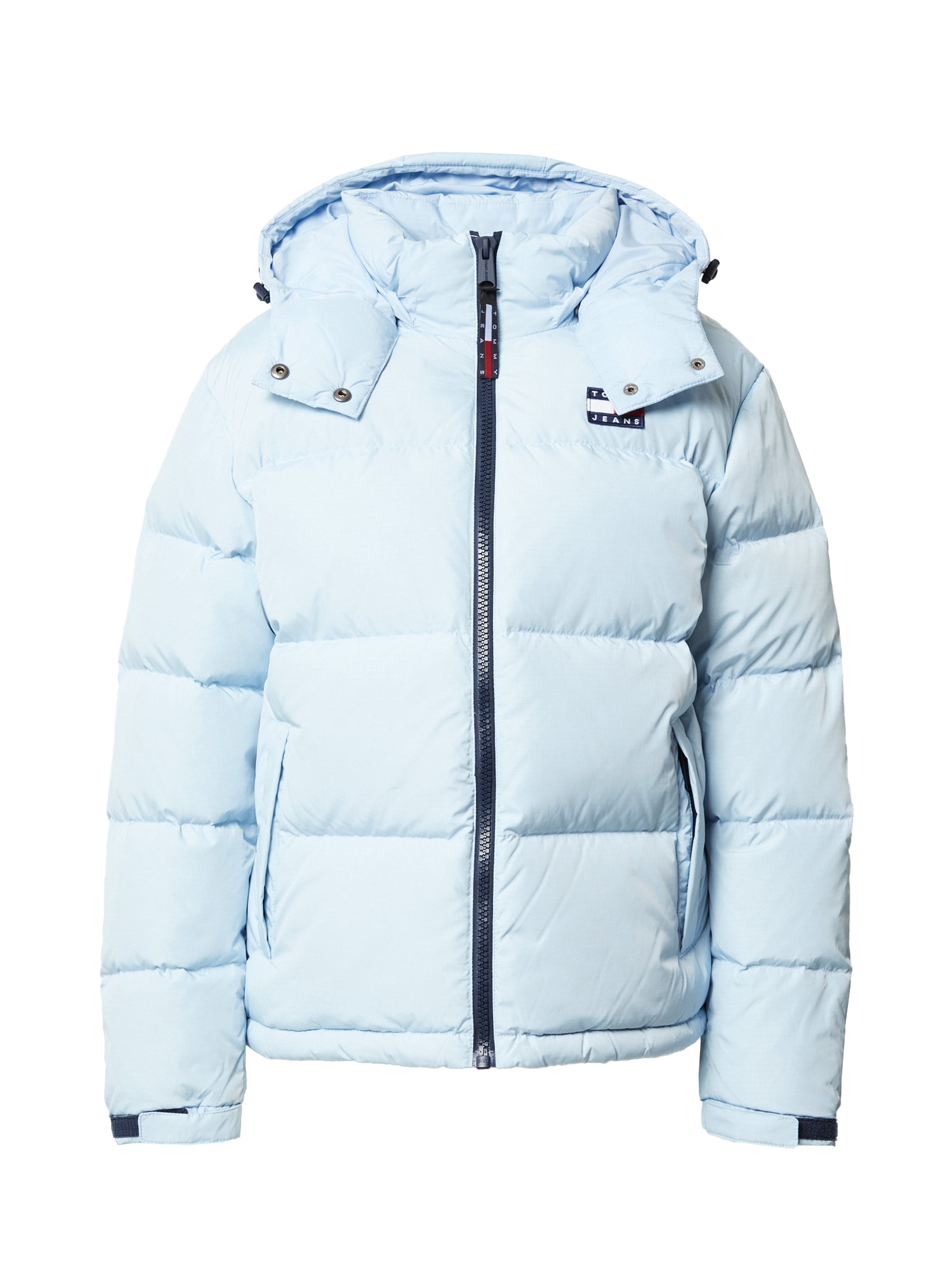 Tommy Jeans Zimska jakna 'Alaska'  mornarska / svetlo modra / rdeča / bela
