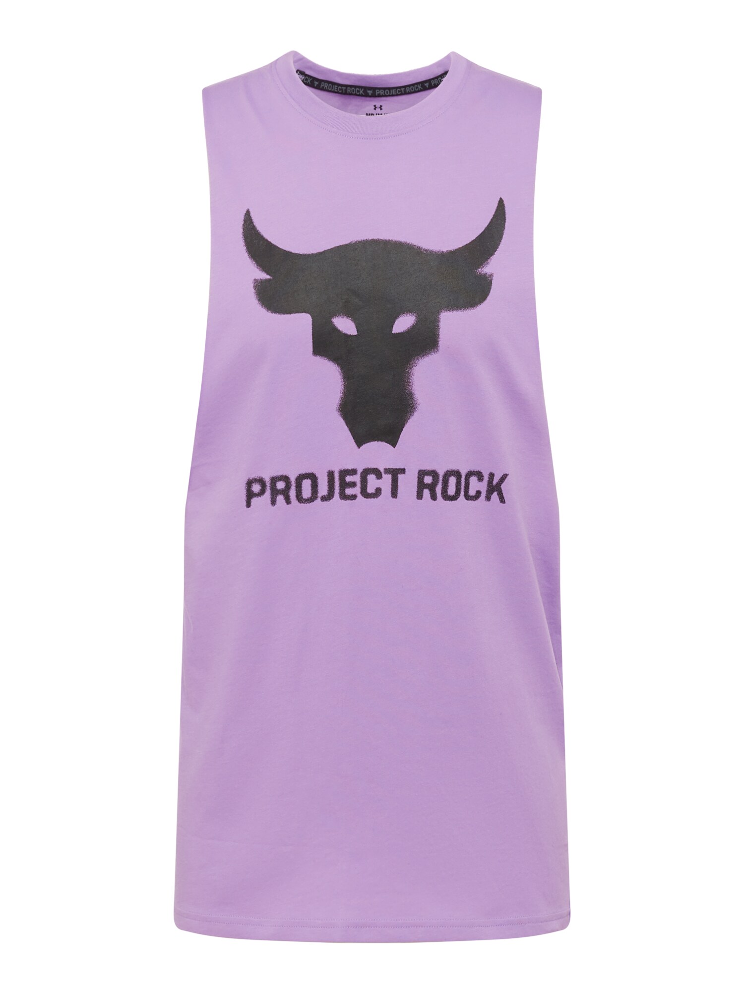 UNDER ARMOUR Funkcionalna majica 'ROCK BRAHMA BULL'  svetlo lila / črna