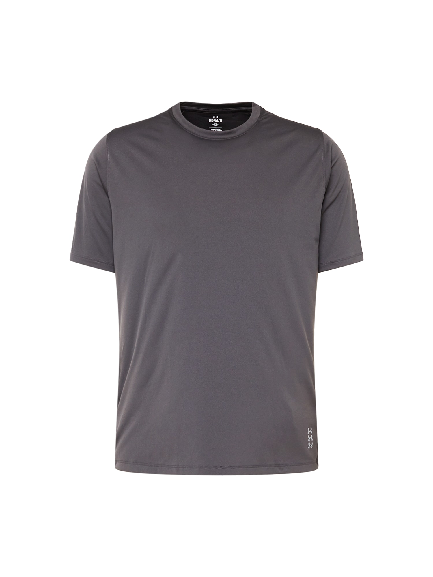 UNDER ARMOUR Funkcionalna majica 'Terrain'  bazaltno siva / bela