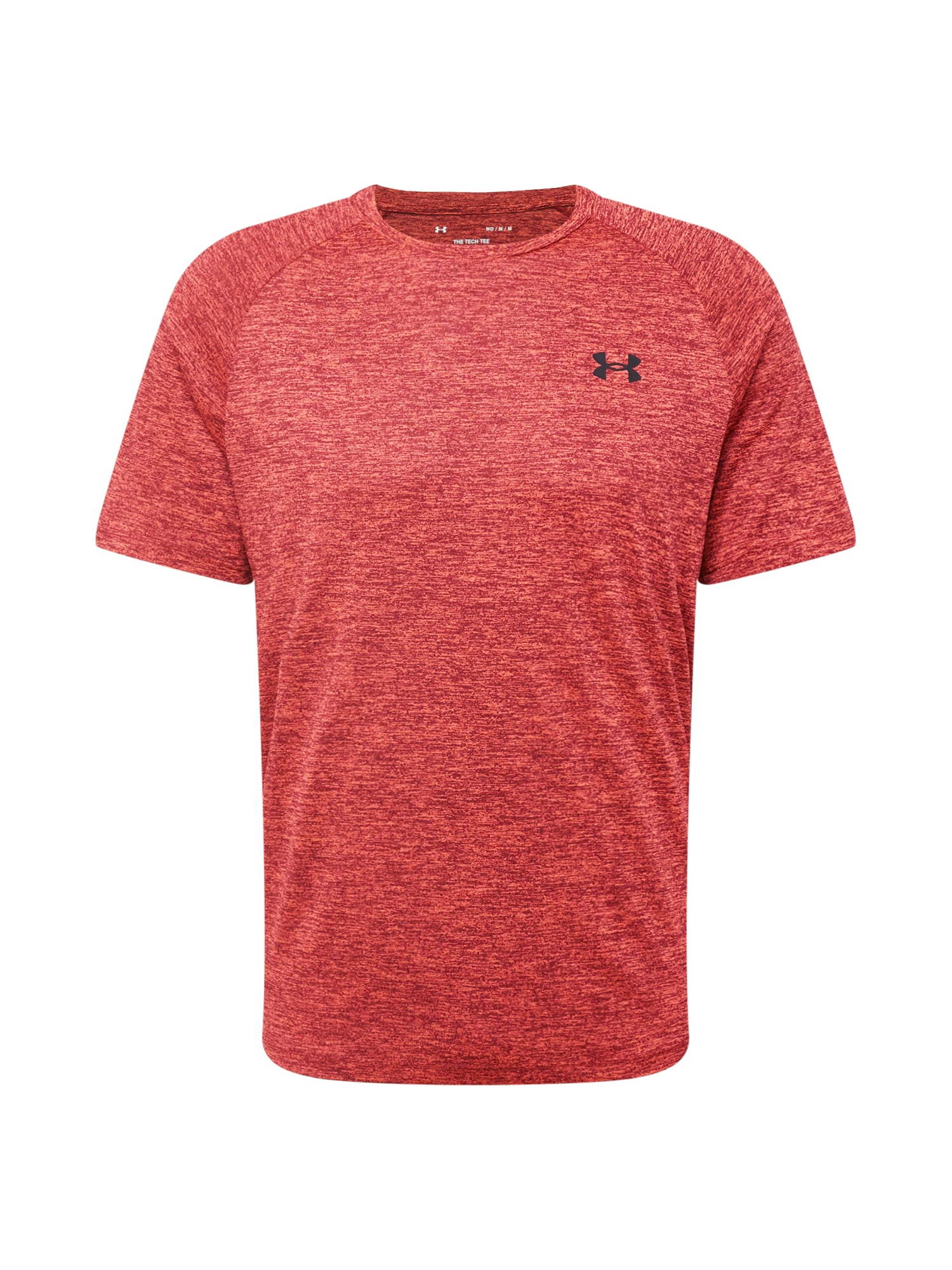 UNDER ARMOUR Funkcionalna majica  pegasto rdeča / črna
