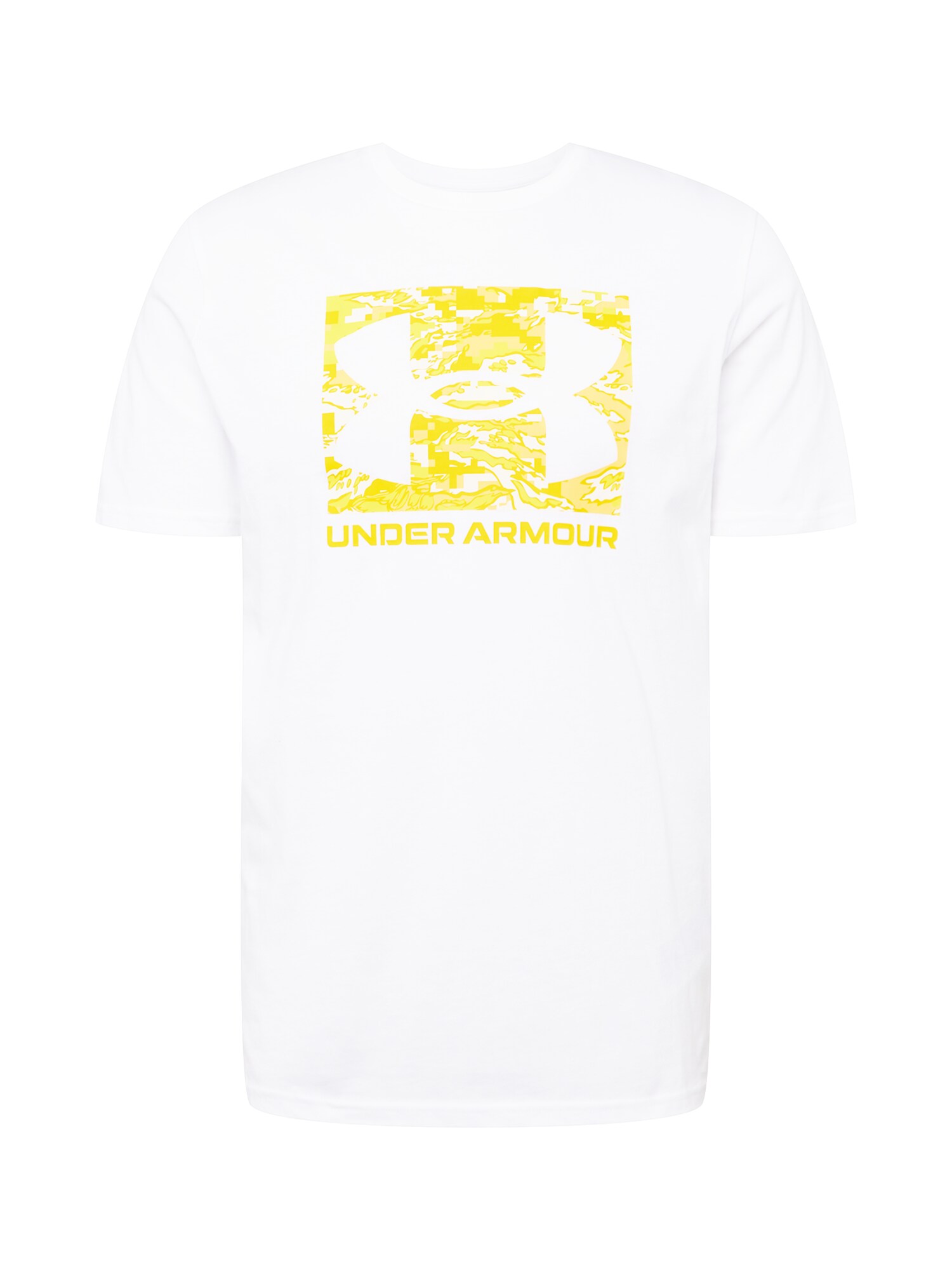UNDER ARMOUR Funkcionalna majica  rumena / svetlo oranžna / bela