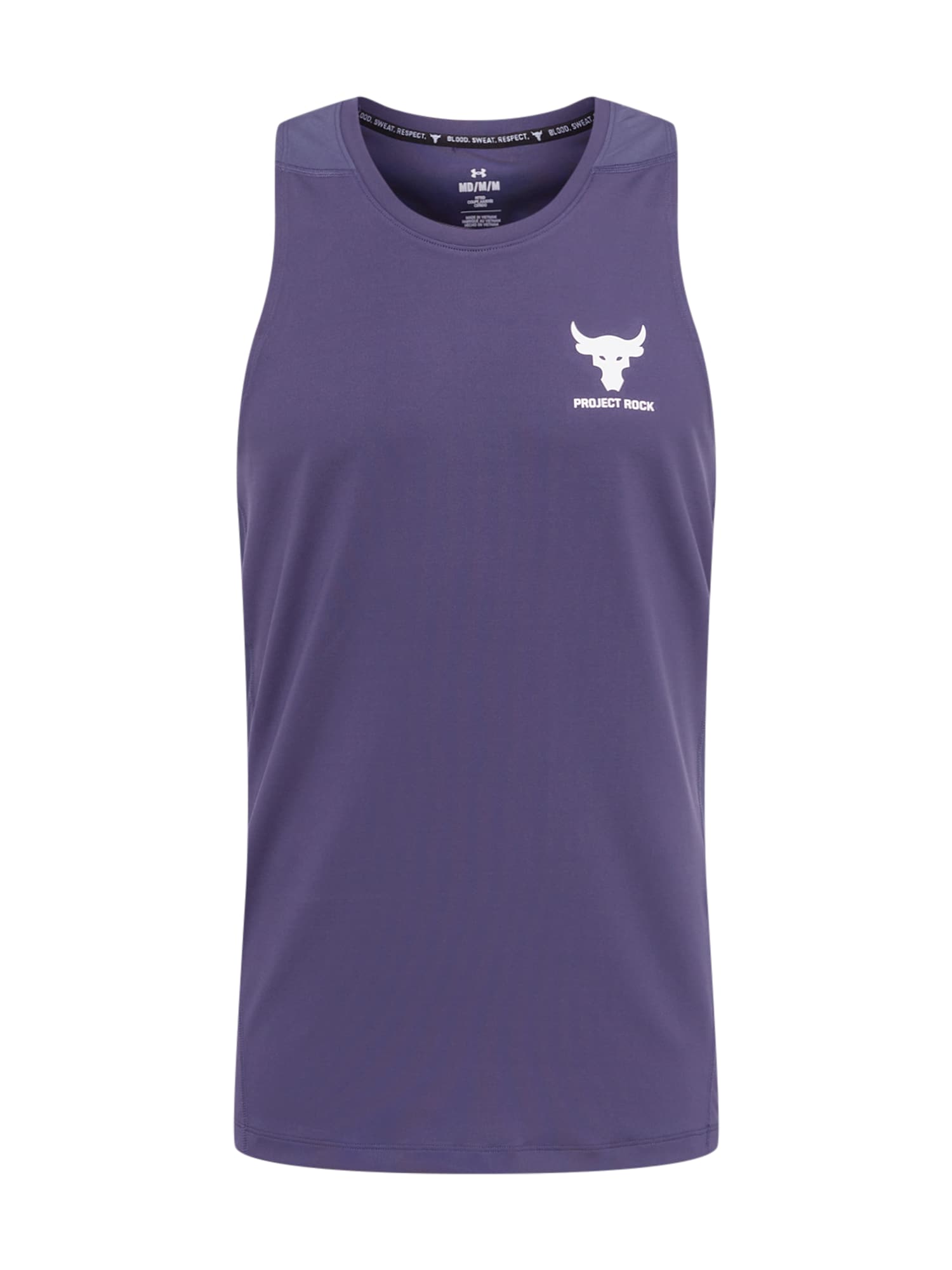 UNDER ARMOUR Funkcionalna majica  temno liila / bela