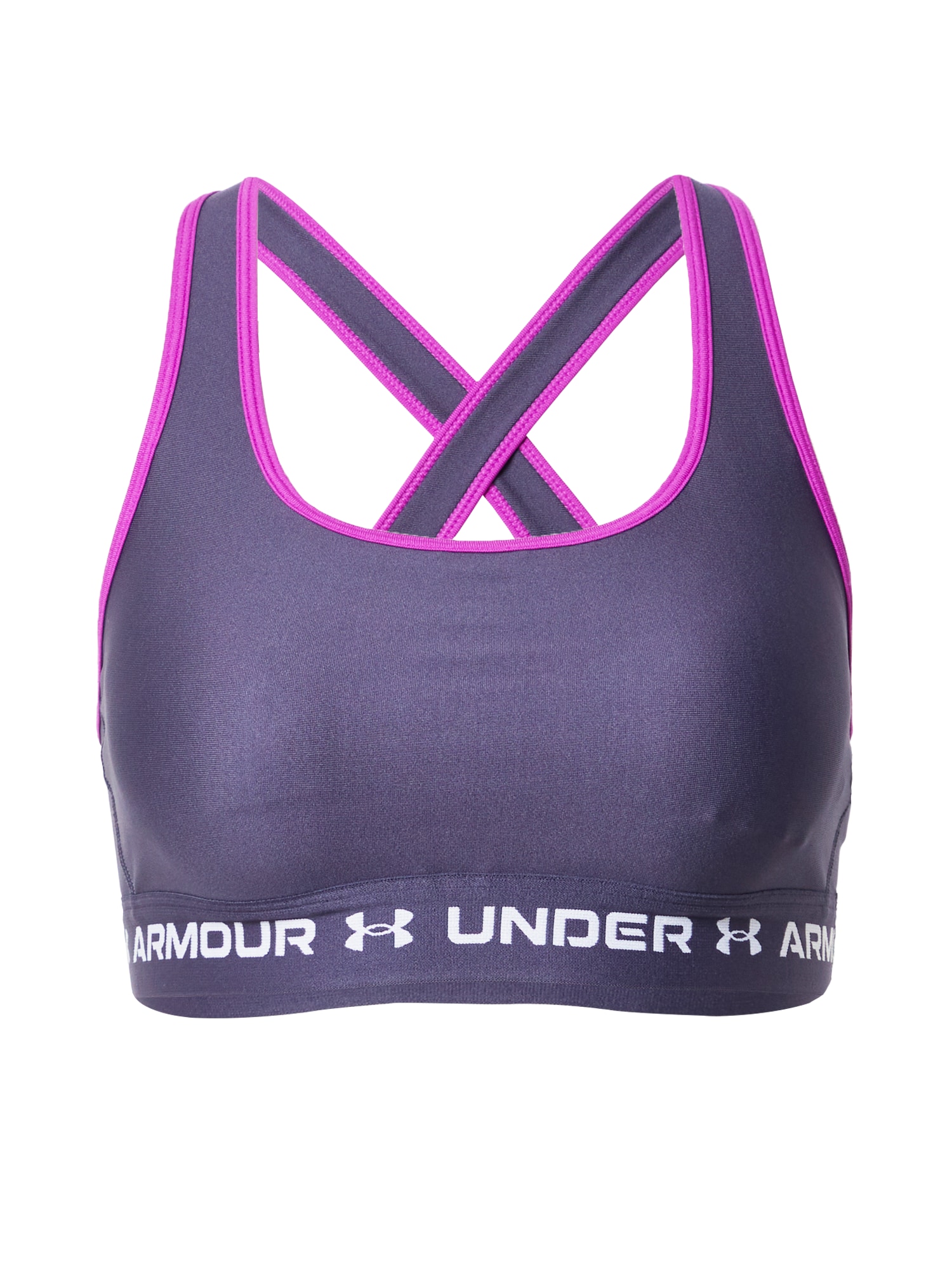 UNDER ARMOUR Športni nederček  orhideja / temno liila / bela