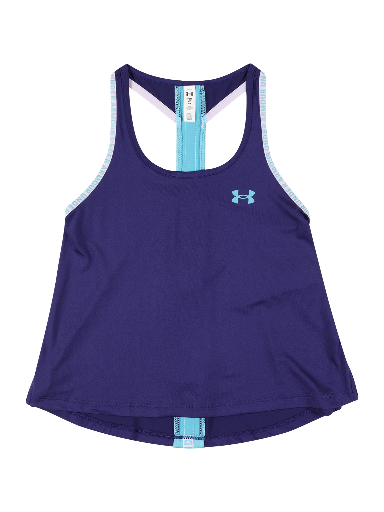 UNDER ARMOUR Športni top 'Knockout'  temno modra / žad / bela