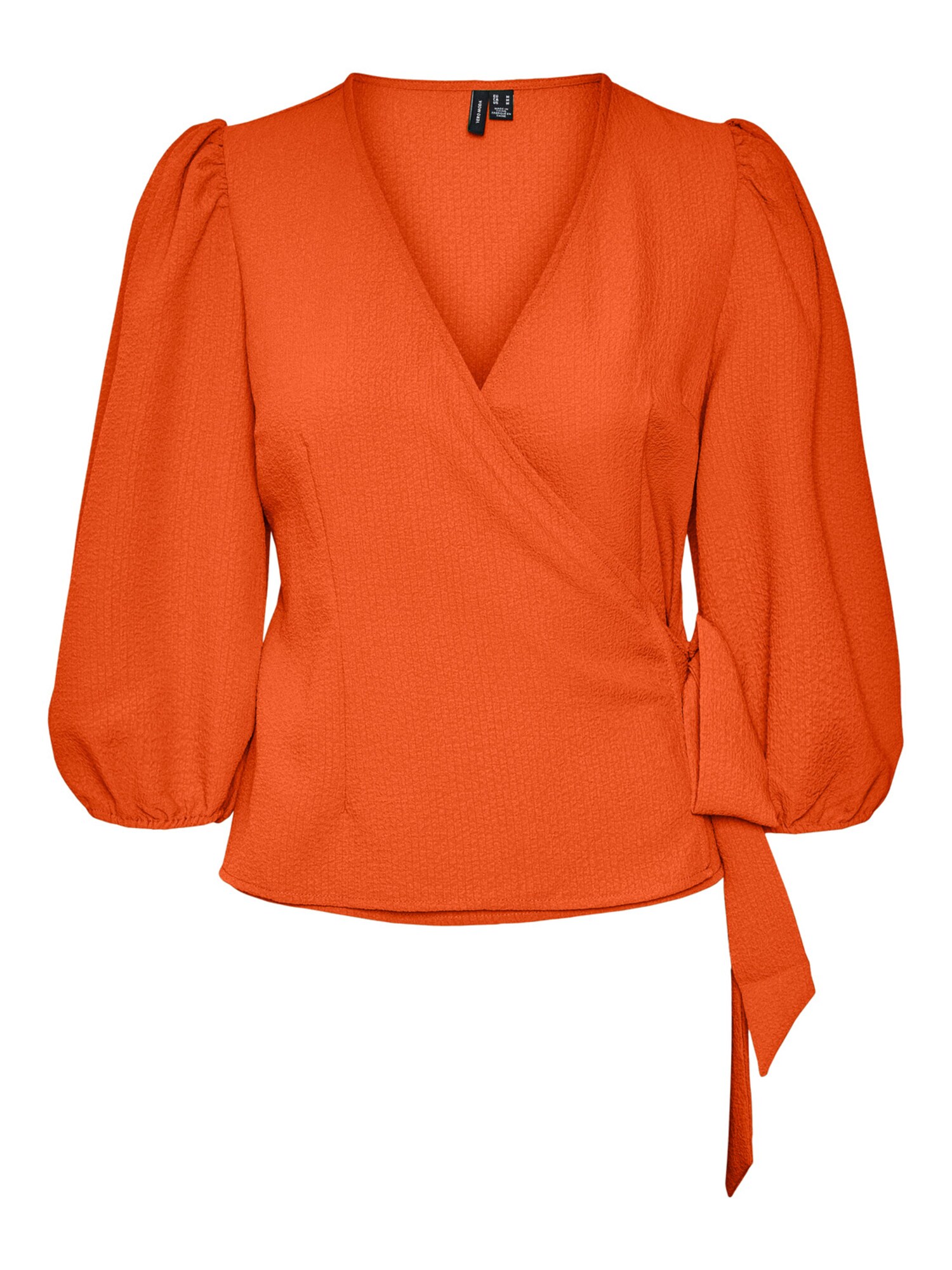 VERO MODA Bluza 'PEPPER'  oranžna / rdeča