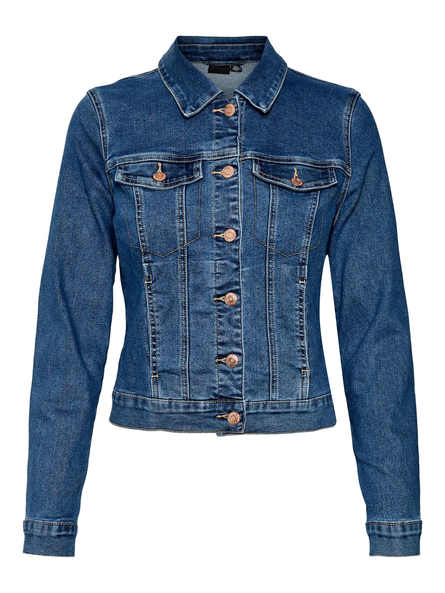 VERO MODA Prehodna jakna 'LUNA'  moder denim