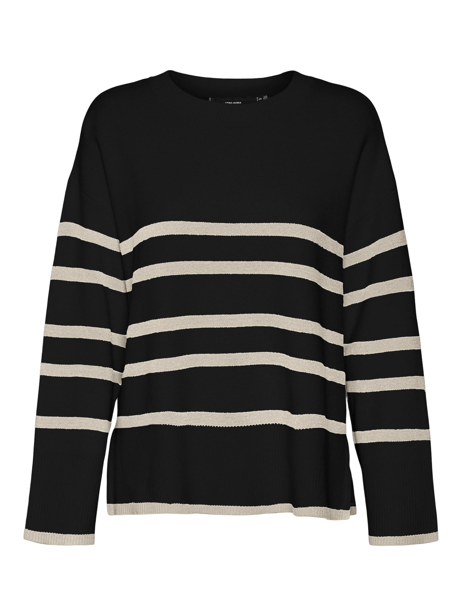 VERO MODA Pulover 'SABA'  kremna / črna